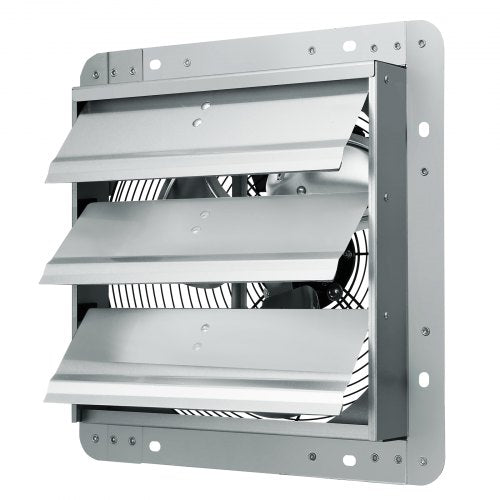 Wall Mount Shutter Exhaust Fan 305 mm 1400RPM 1084 CFM AC Motor Ventilation