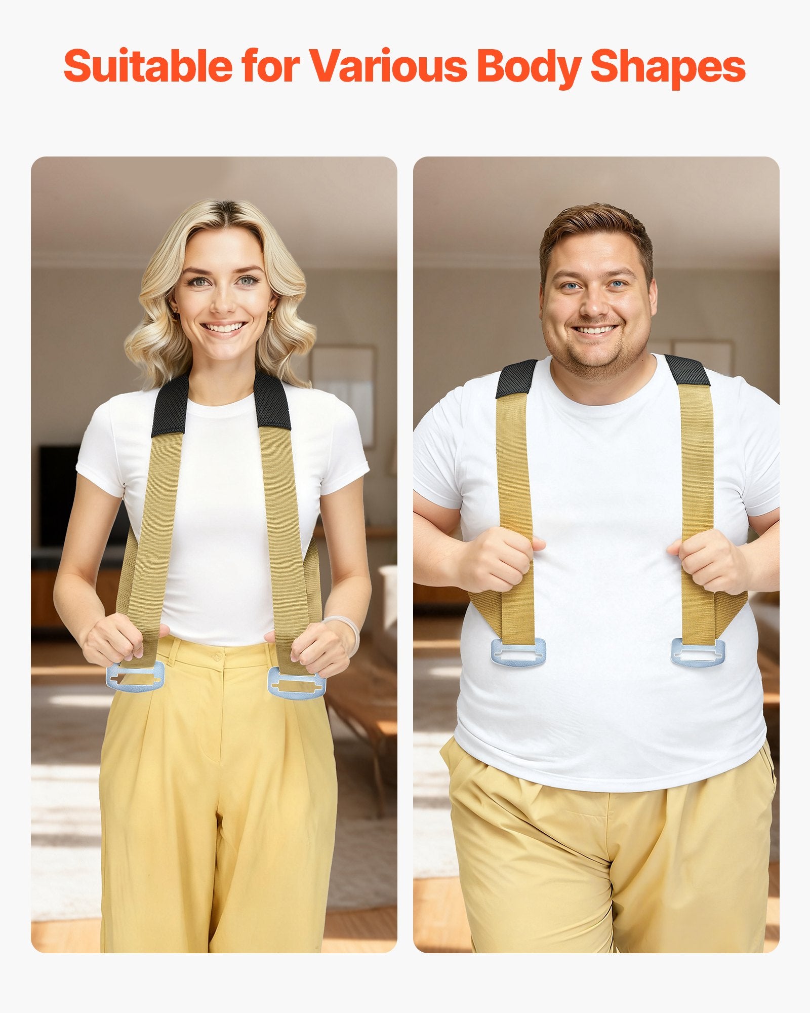 Moving Straps 2-Person Lifting System 453.6kg Harness Load Straps