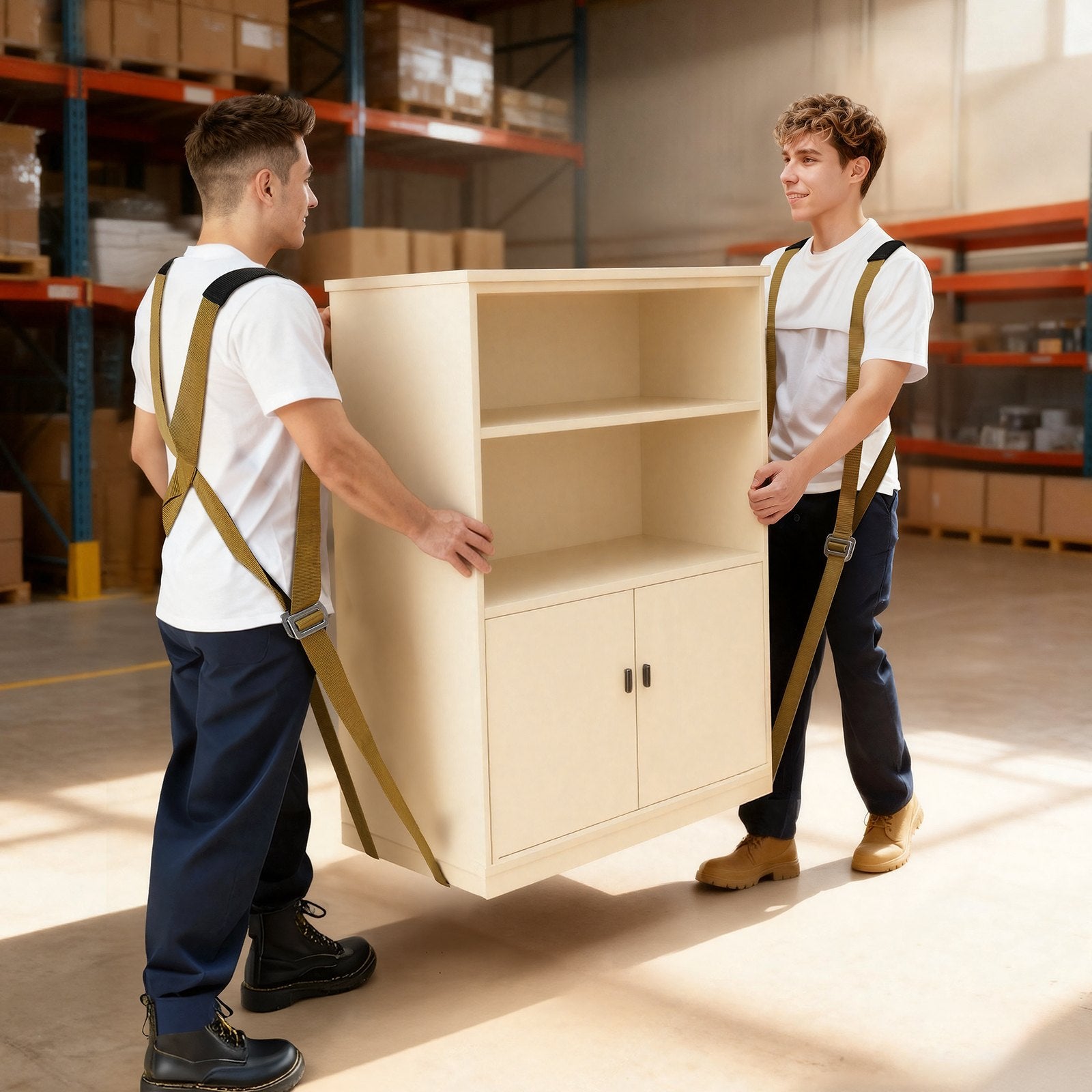 Moving Straps 2-Person Lifting System 453.6kg Harness Load Straps