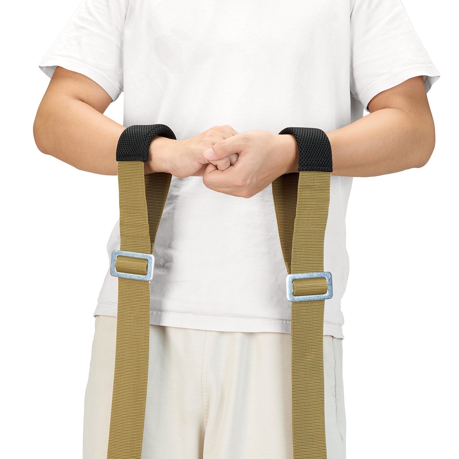 Moving Straps, 2-Person Lifting System with 2 Harness, 2 Load & 1 Handheld Strap