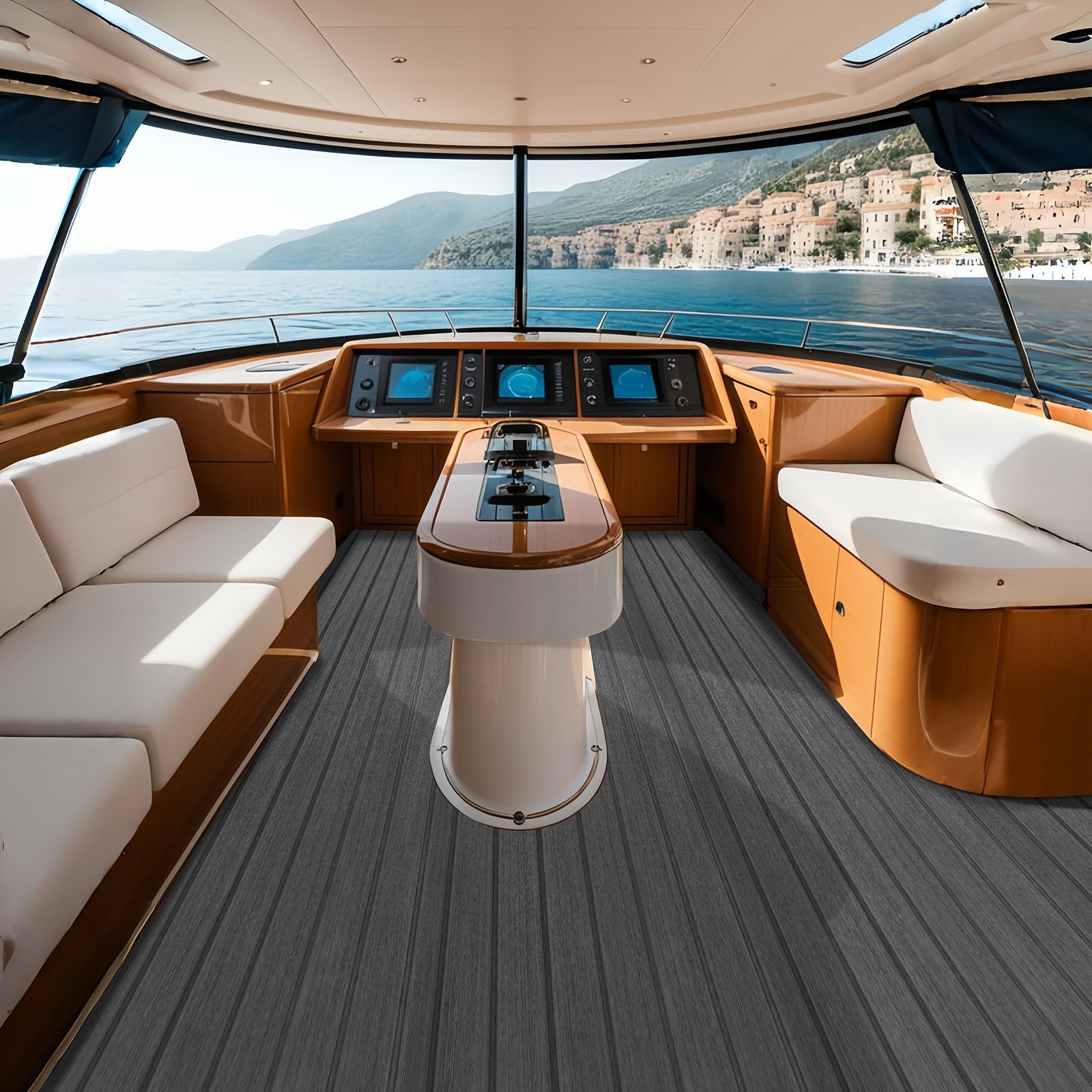 Boat Flooring EVA Foam Decking 94.5"x23.6" Non-Slip Self-Adhesive 15.5 sq.ft