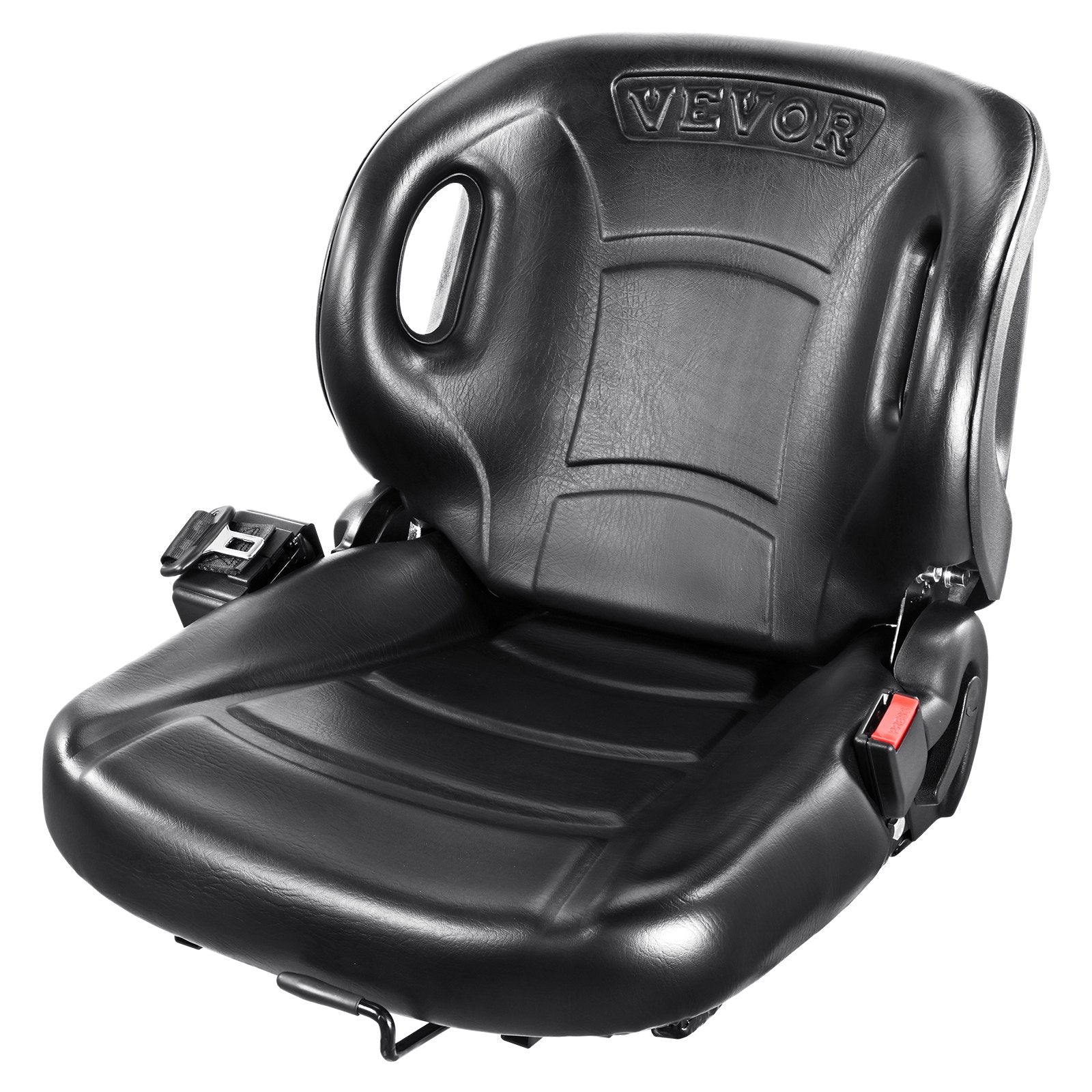 Universal Forklift Seat with Adjustable Back Micro Switch & Seatbelt for Tractor