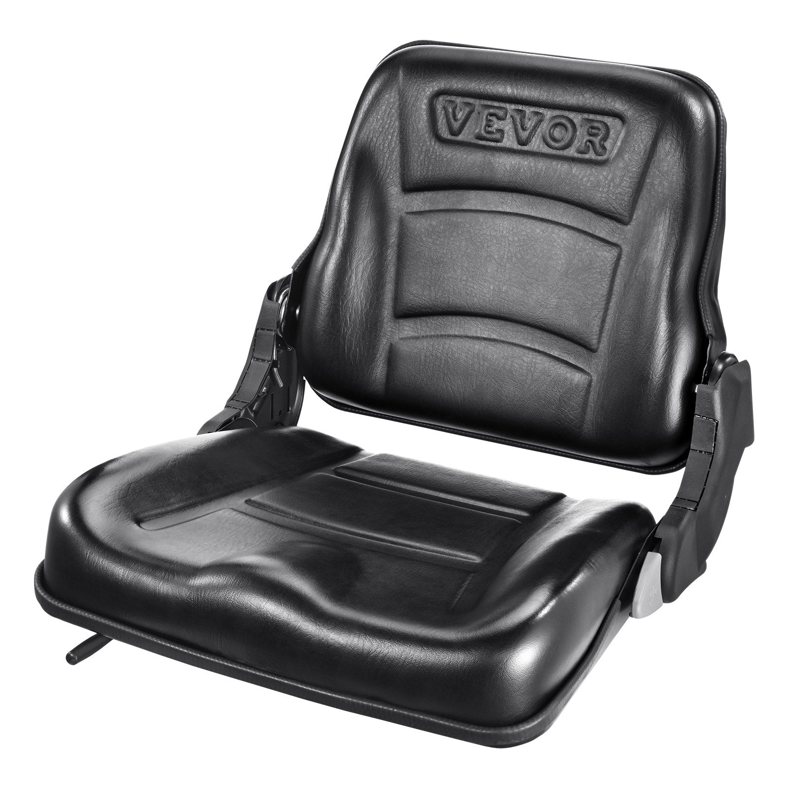 Universal Forklift Seat Adjustable Backrest Foldable Safety Switch