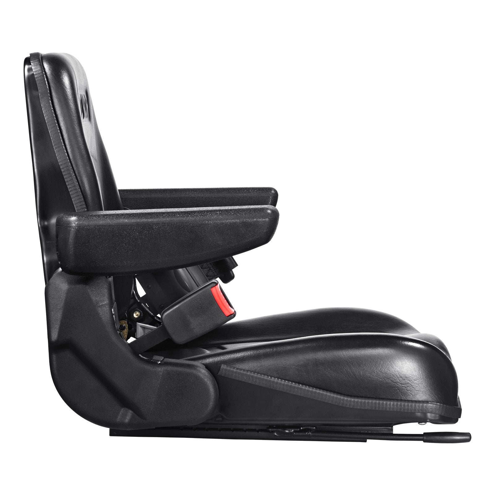 Universal Forklift Seat with Armrests Seatbelt Adjustable
