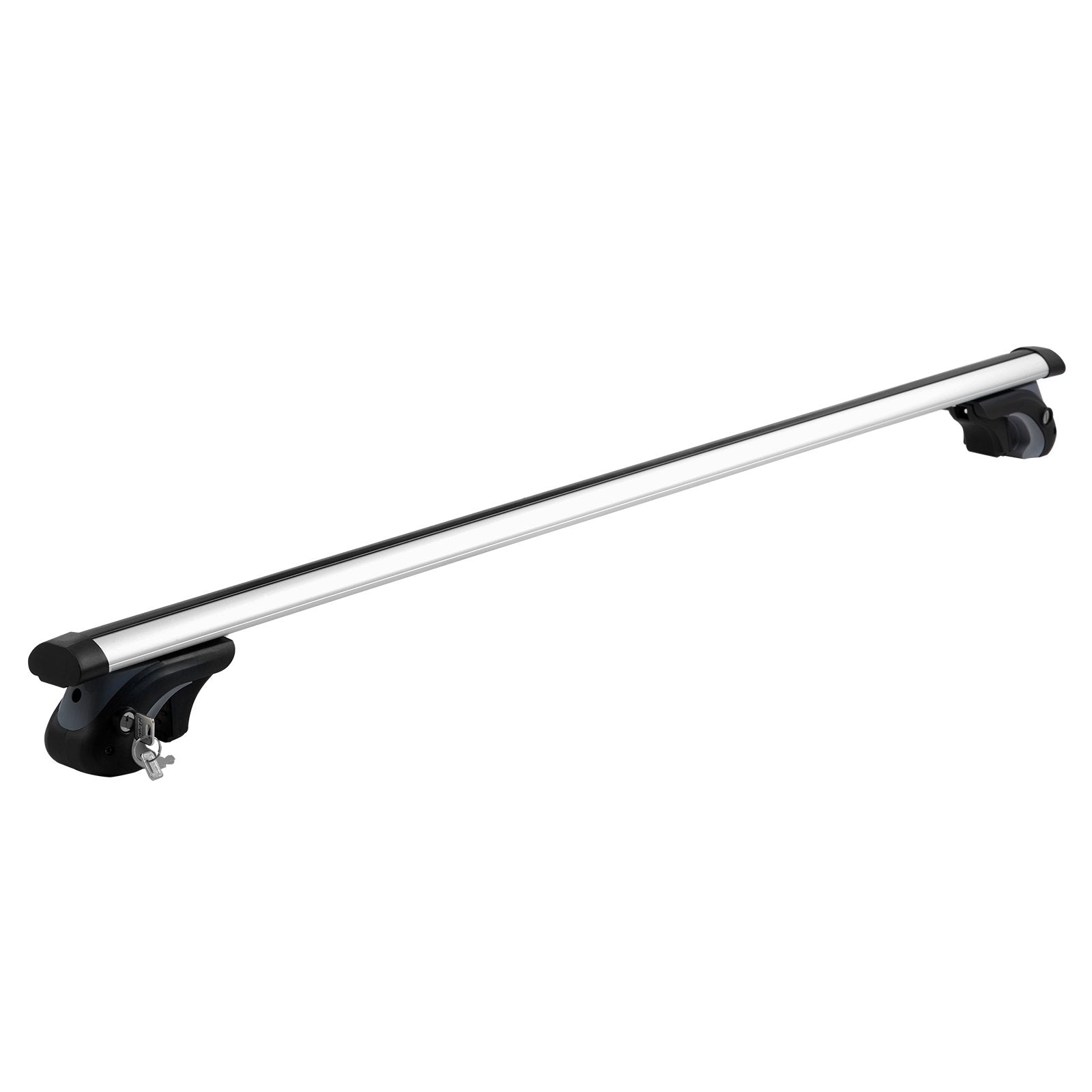 Roof Rack Cross Bars Aluminum Fit Raised Side Rail 90kg Load Adjustable w/Locks