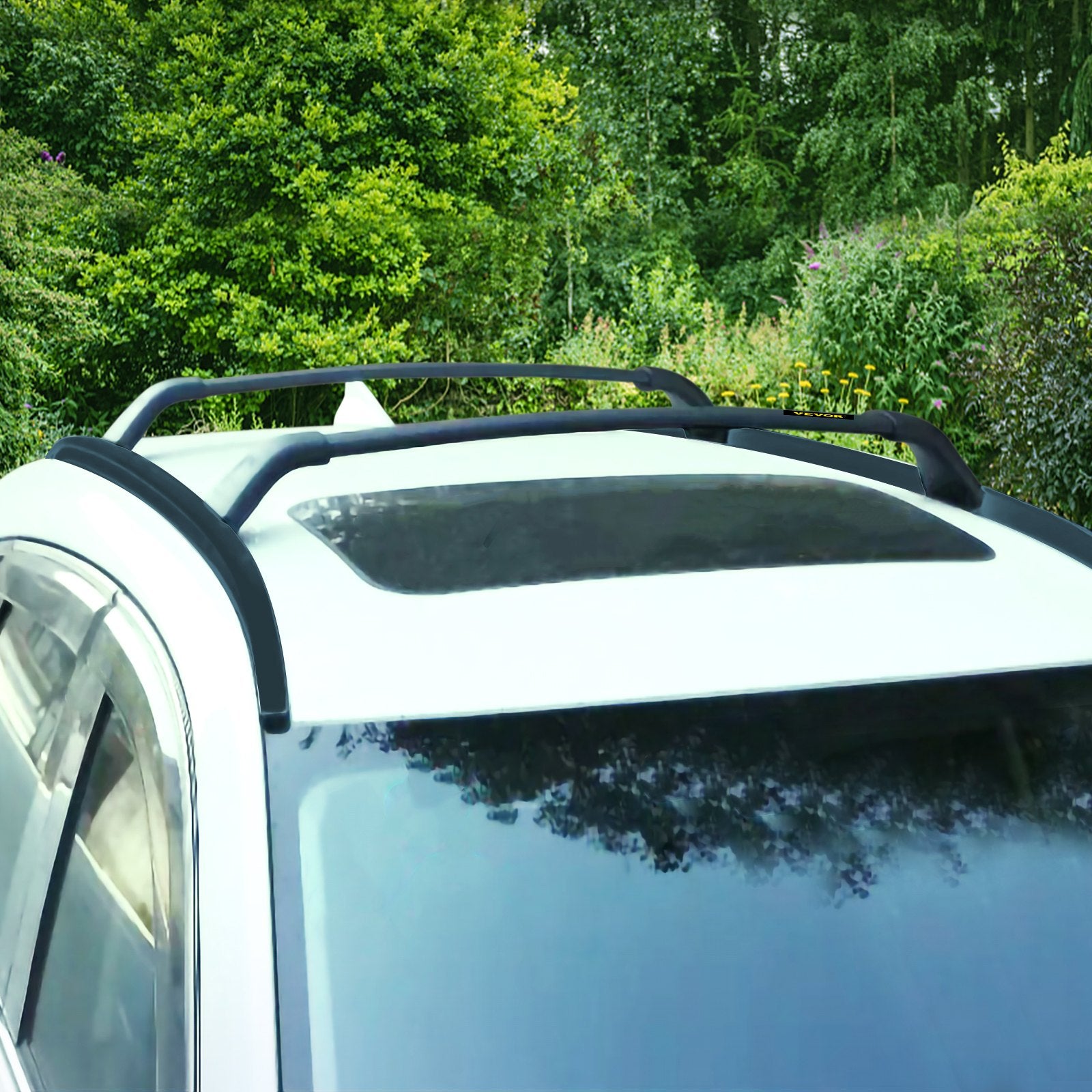 Roof Rack Cross Bar Aluminum for CX-5 2017-2019 165lbs Heavy Duty Black