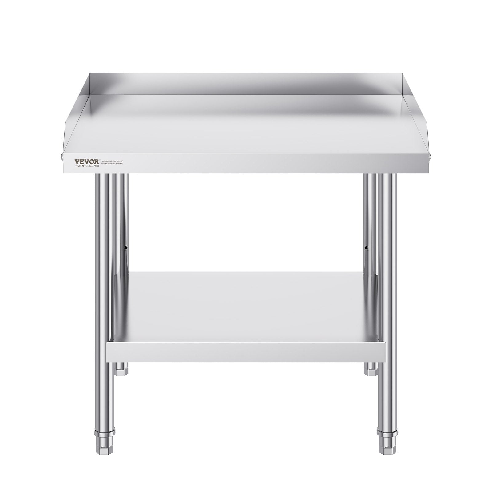 Stainless Steel Work Table 24x28x26 in Commercial Prep Table Adjustable Height