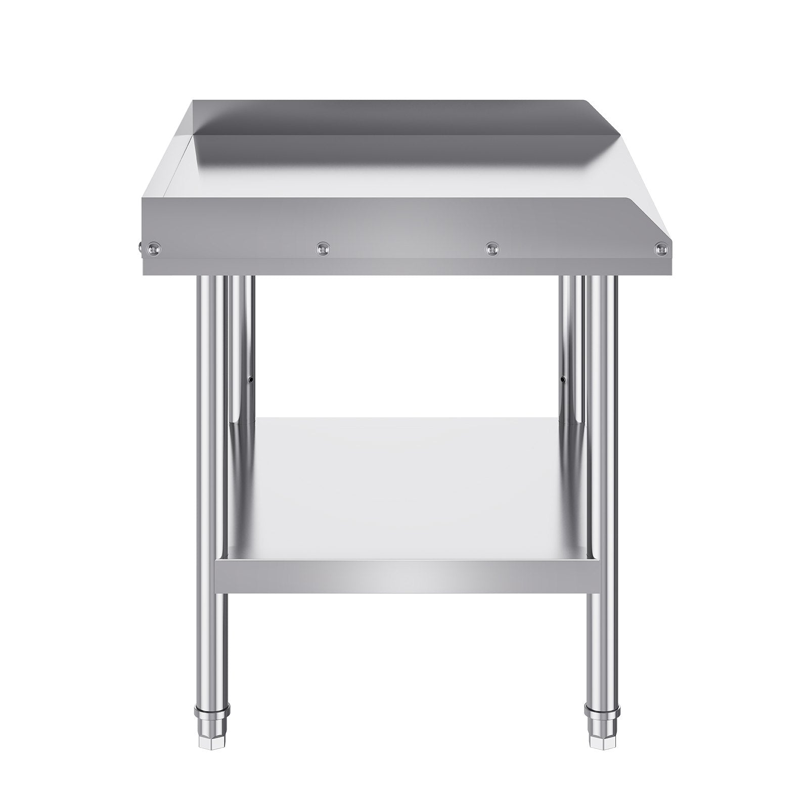 Stainless Steel Work Table 24x28x26 in Commercial Prep Table Adjustable Height