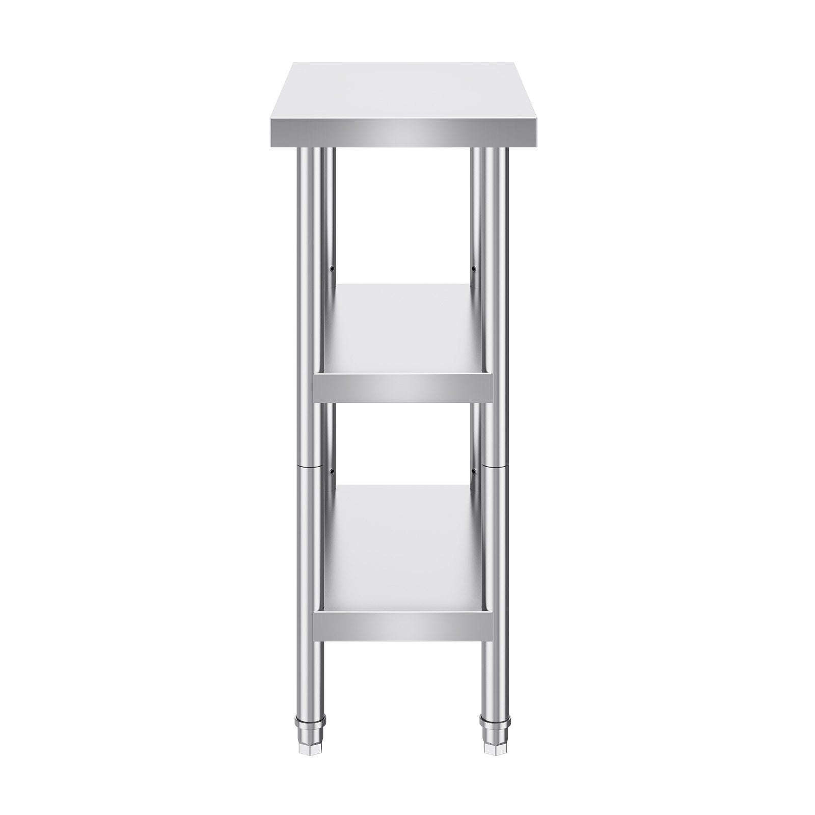 Stainless Steel Food Prep Table 14x24x34in Heavy Duty Commercial Undershelf