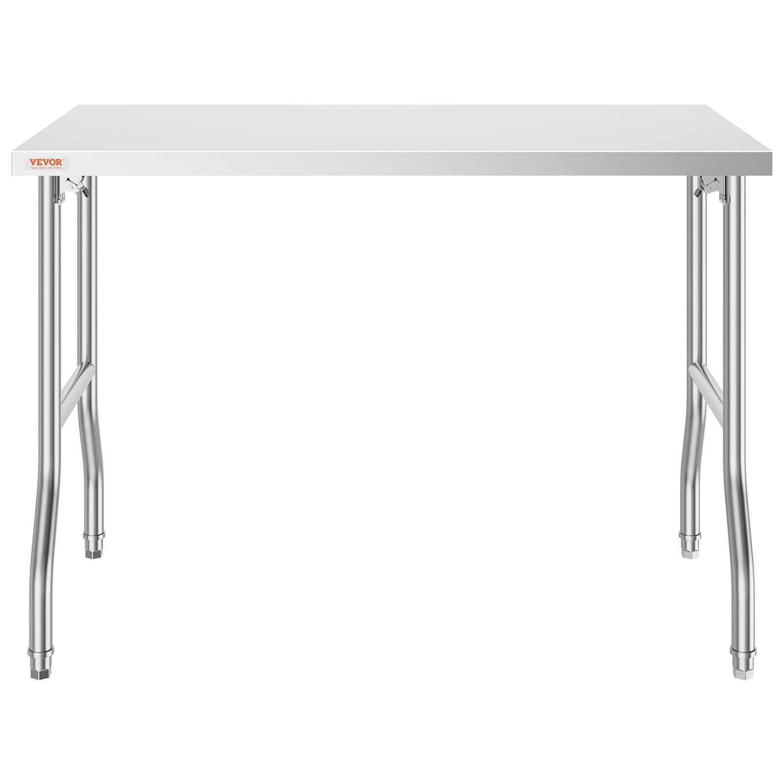 Stainless Steel Kitchen Bench 1220x610 mm Folding Commercial Prep Table