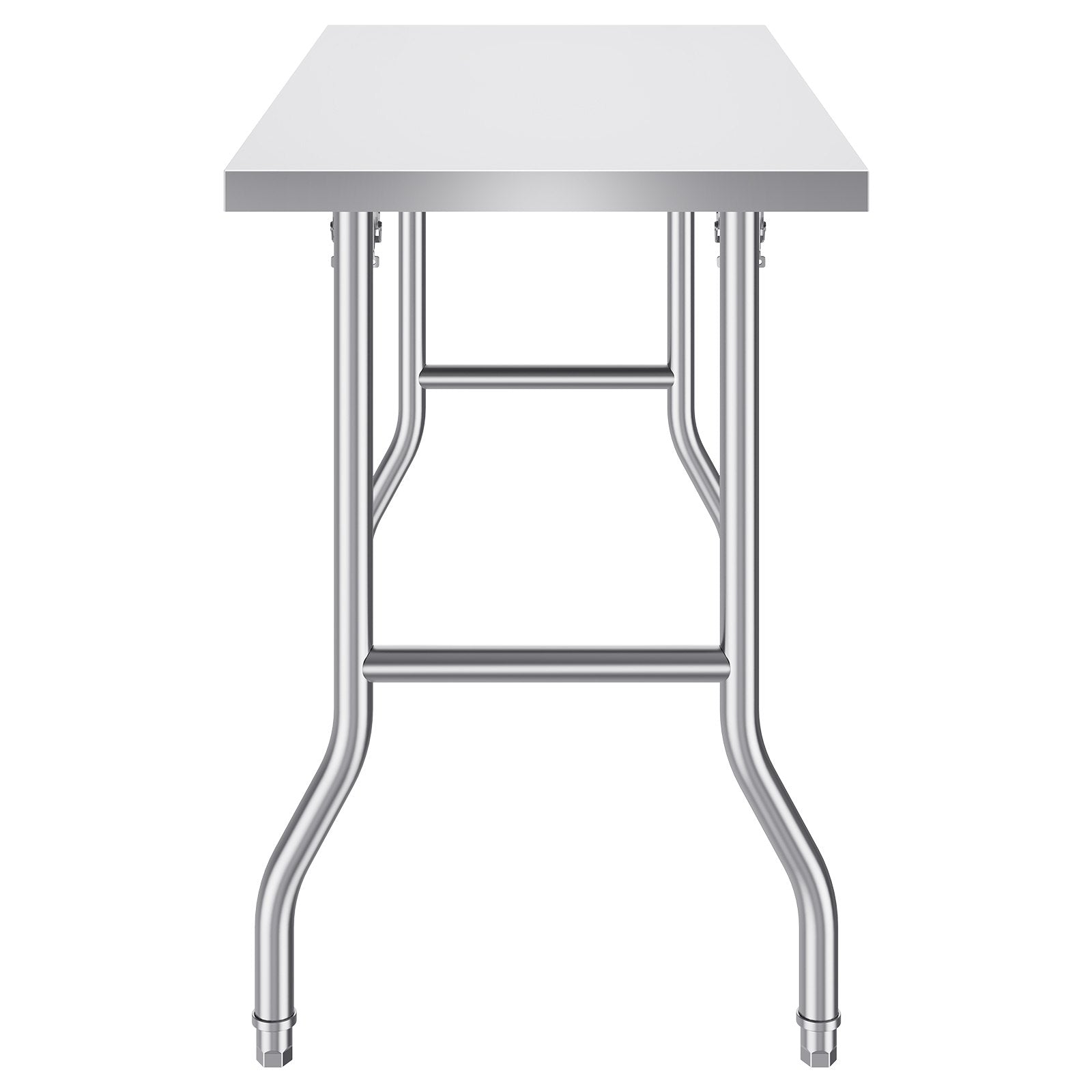 Stainless Steel Kitchen Bench 1220x610 mm Folding Commercial Prep Table