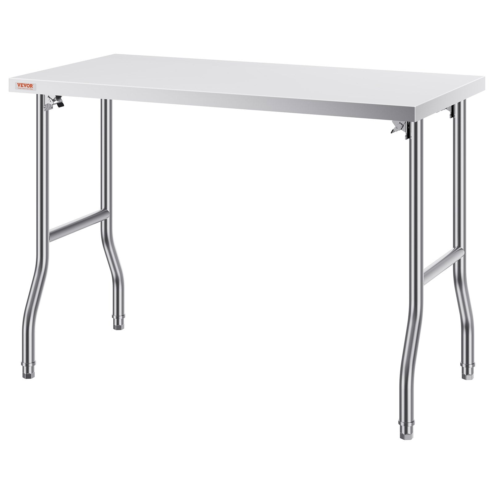 Stainless Steel Kitchen Bench 1220x610 mm Folding Commercial Prep Table