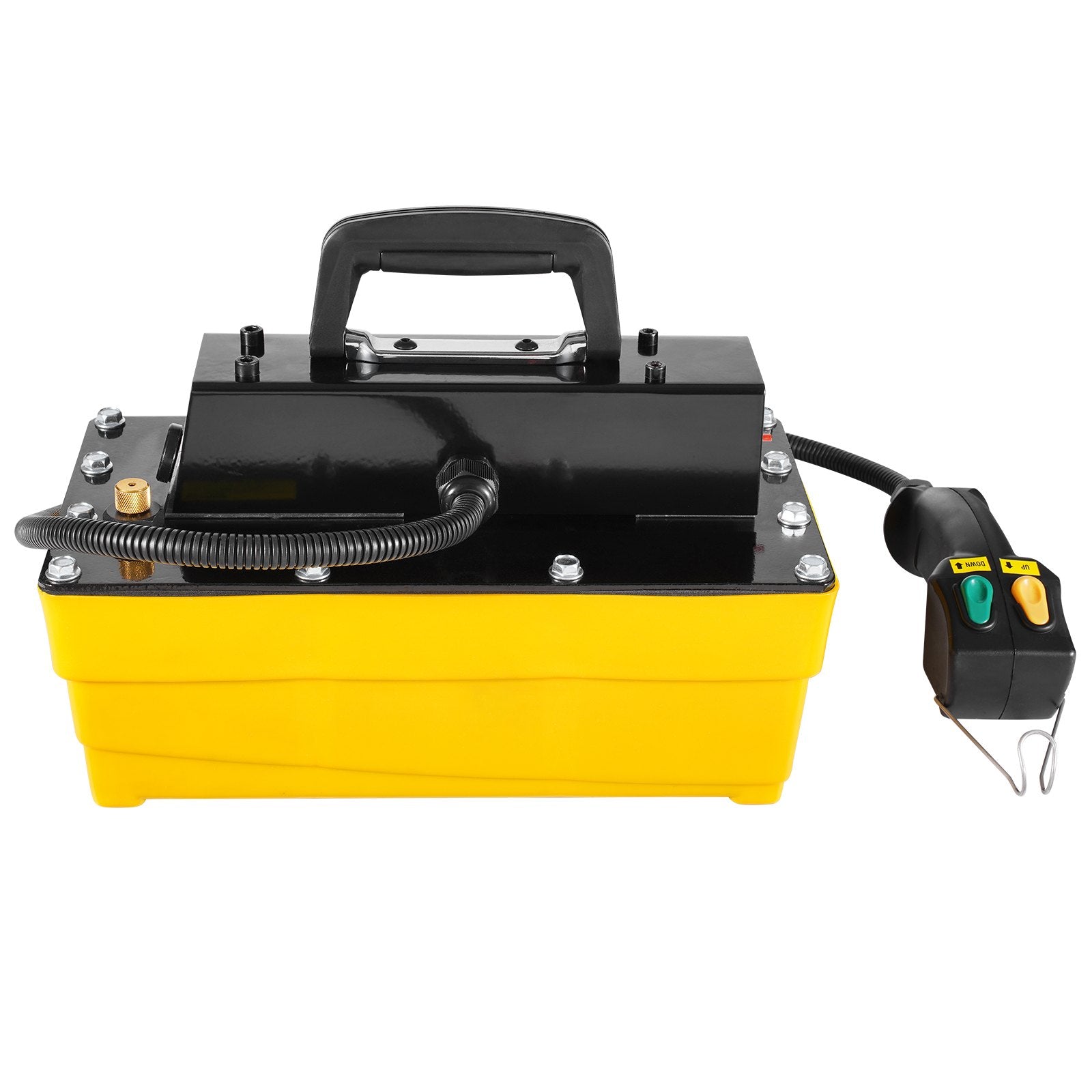 10,000PSI Air Hydraulic Pump, 2.3 L Reservoir, Air Actuated Foot Pump