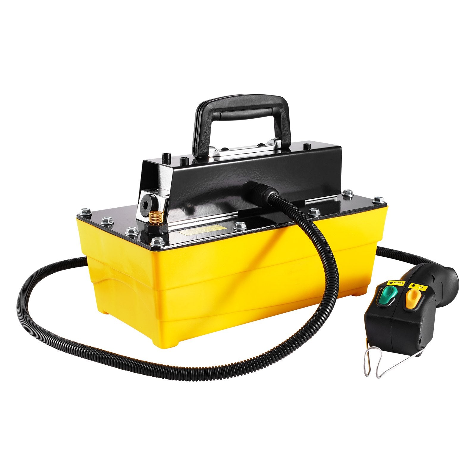 10,000PSI Air Hydraulic Pump, 2.3 L Reservoir, Air Actuated Foot Pump