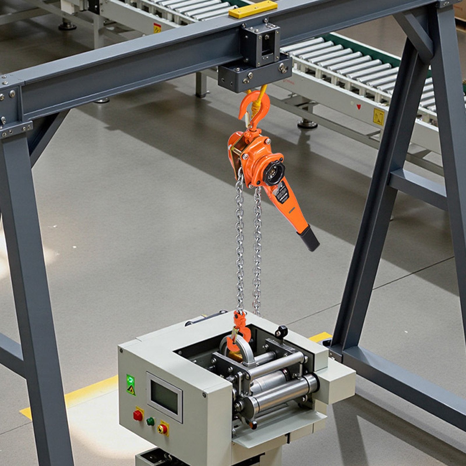 Manual Lever Chain Hoist 1.5T 1500KG 6M Lift G80 Chain Dual Pawl Brake