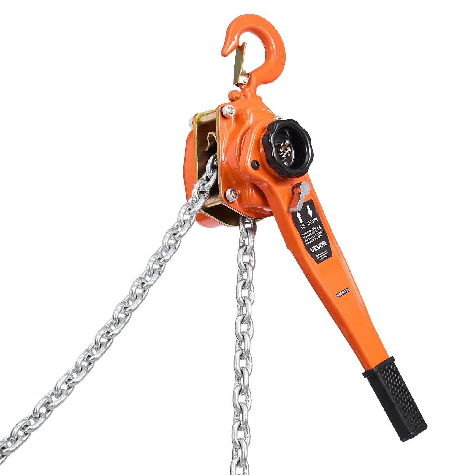 Manual Lever Chain Hoist 1.5T 1500KG 6M Lift G80 Chain Dual Pawl Brake