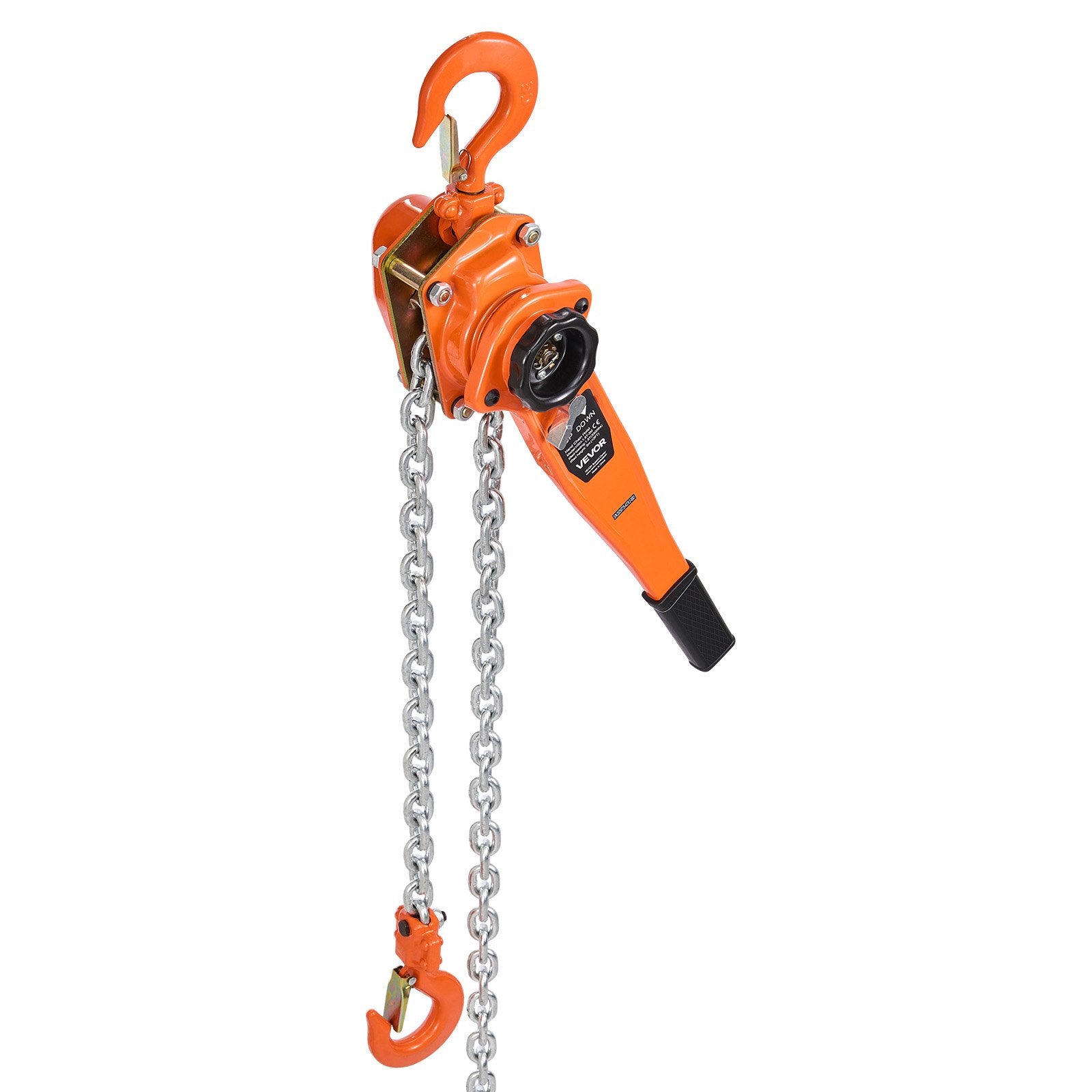 Manual Lever Chain Hoist 1.5T 1500KG 6M Lift G80 Chain Dual Pawl Brake