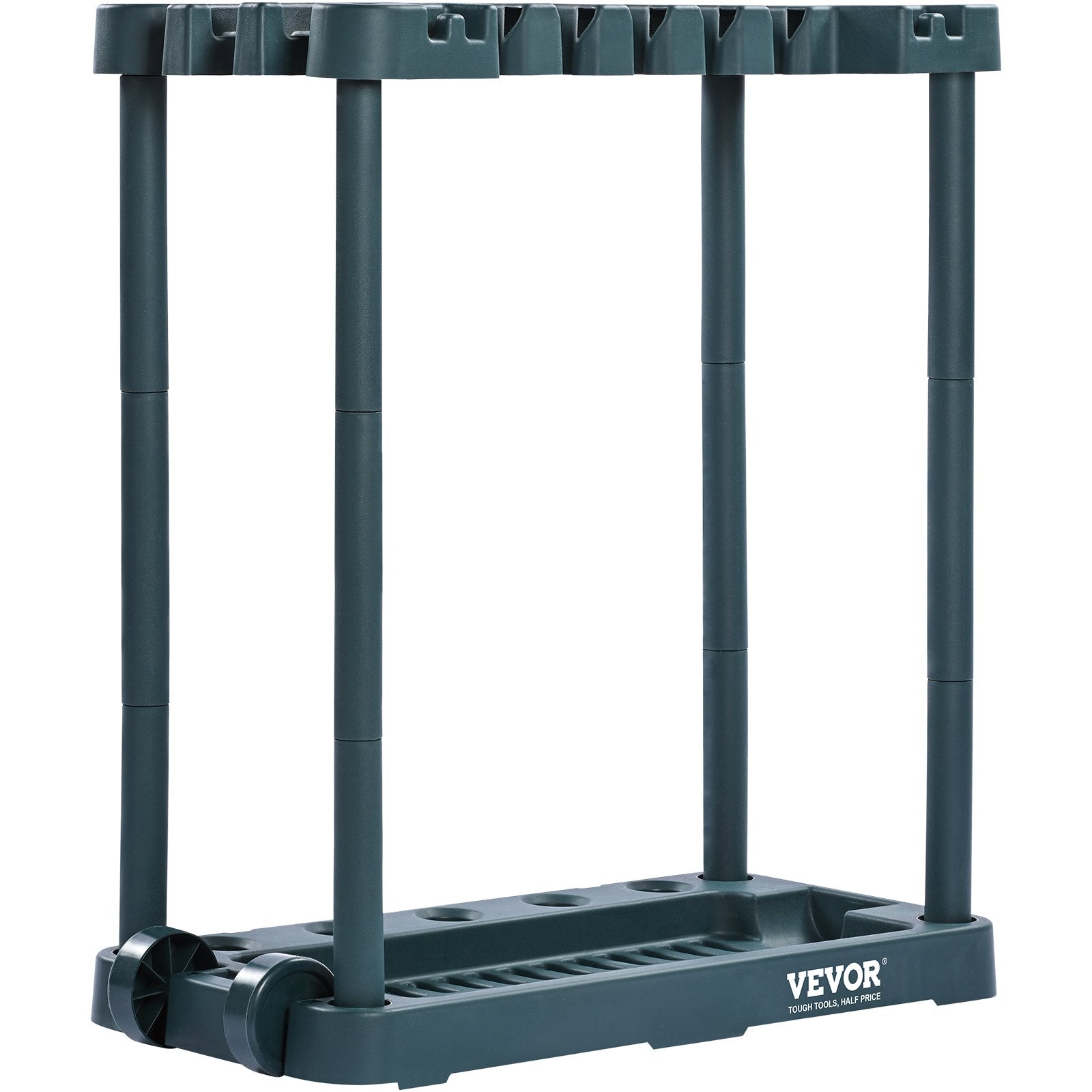 Garden Tool Organizer 10 Slots Yard Tool Tower Rack Stand Holder for Garage Shed