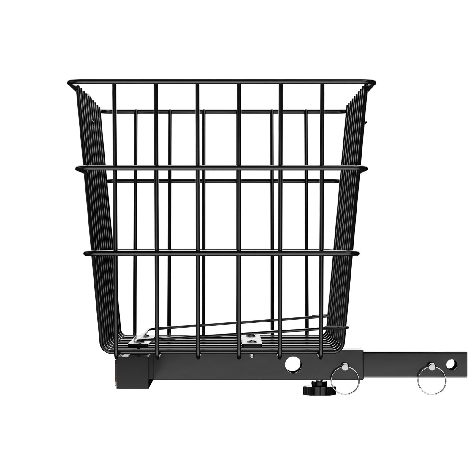 Scooter Rear Basket Heavy-Duty Metal Wire Handle Cargo Basket for 1" Receiver