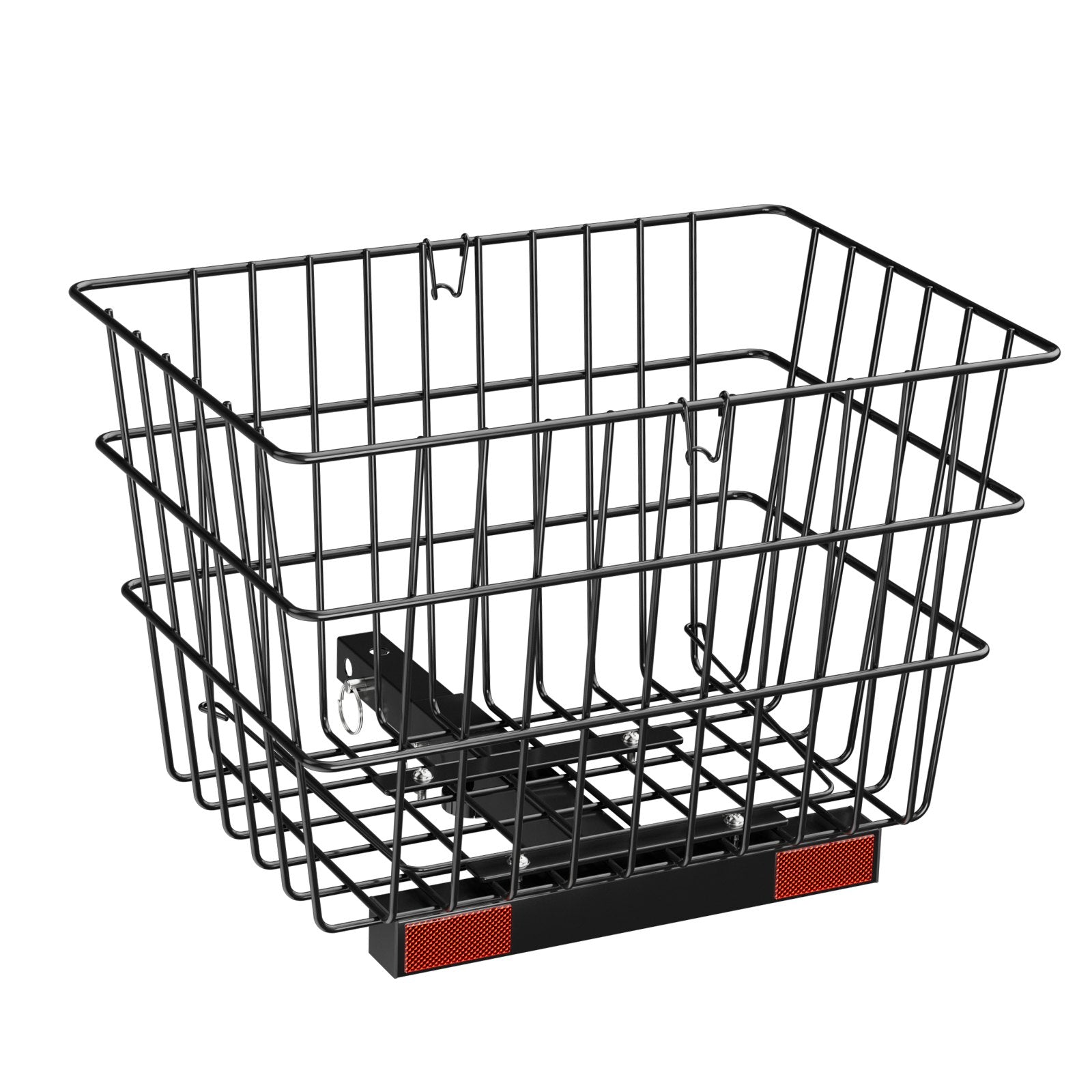 Scooter Rear Basket Heavy-Duty Metal Wire Handle Cargo Basket for 1" Receiver