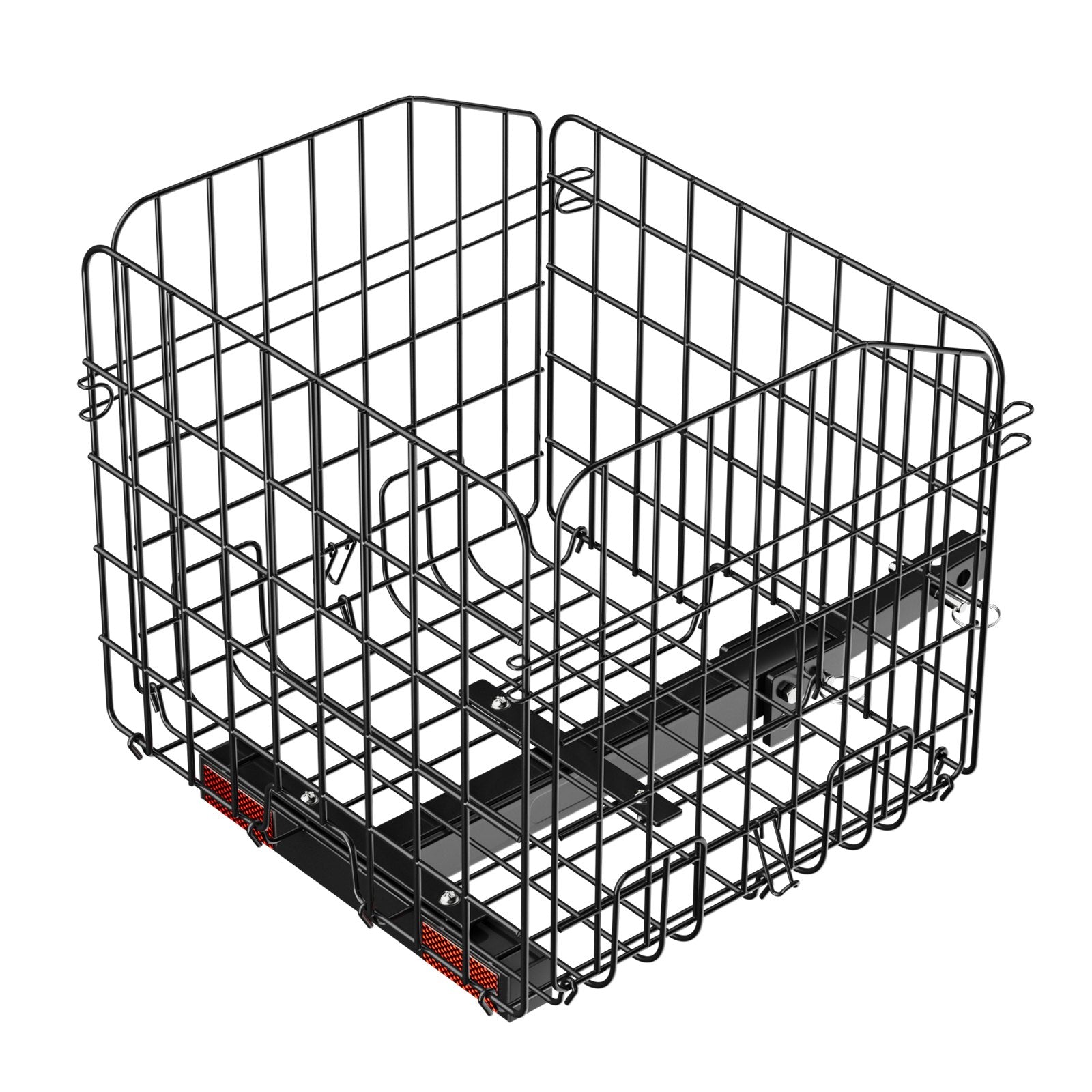 Scooter Rear Basket Folding Metal Wire Heavy Duty Cargo 1" Receiver Compatible