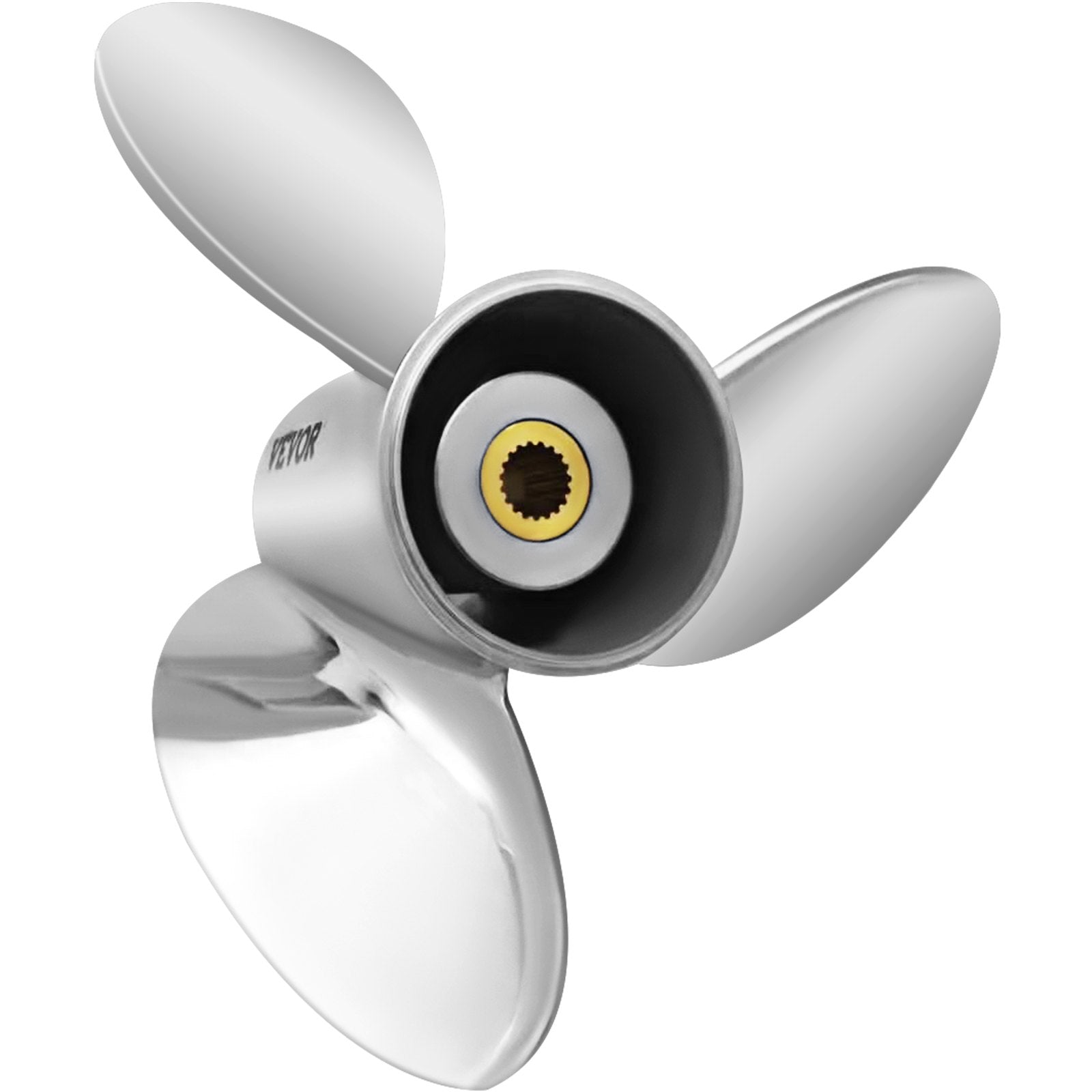Outboard Propeller 3-Blade 14.5"x21" Steel Replace OEM 3860709 Volvo Penta RH