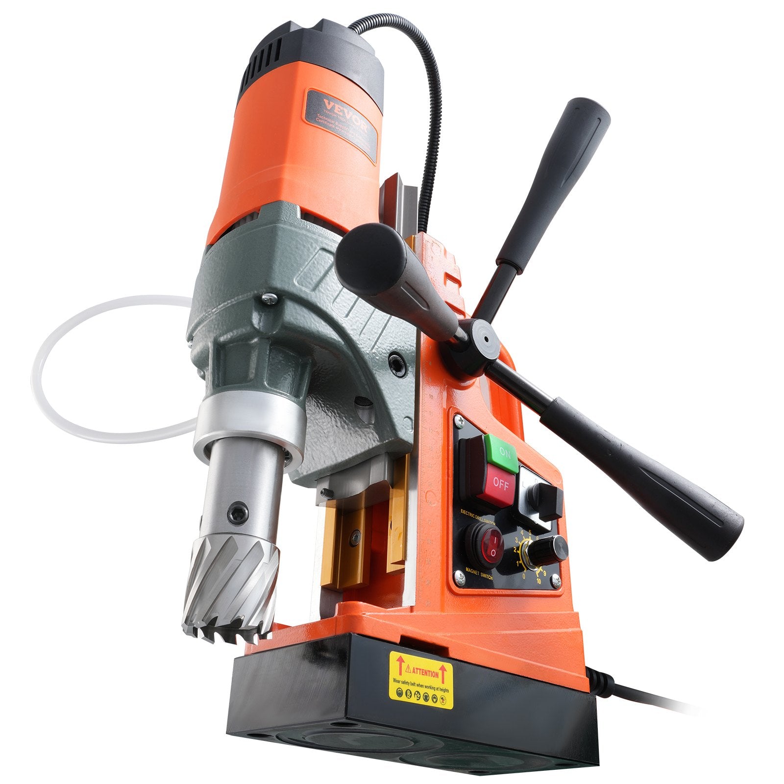 Magnetic Drill 1450W 1.6" Boring Diameter Portable Electric Mag Drill with 2 Bit