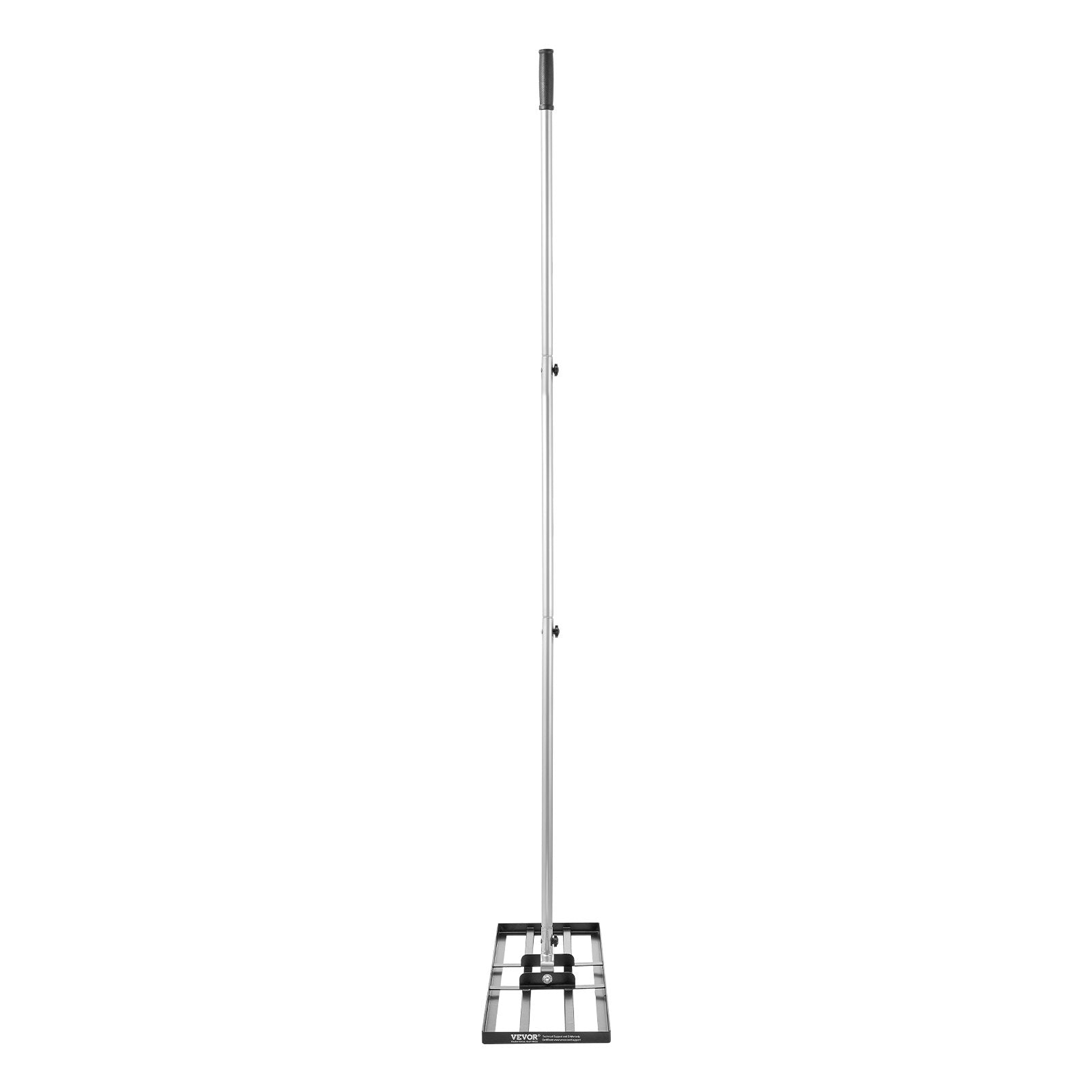 254 x 762 mm Lawn Leveling Rake 2130 mm Adjustable Handle for Yard Golf Court