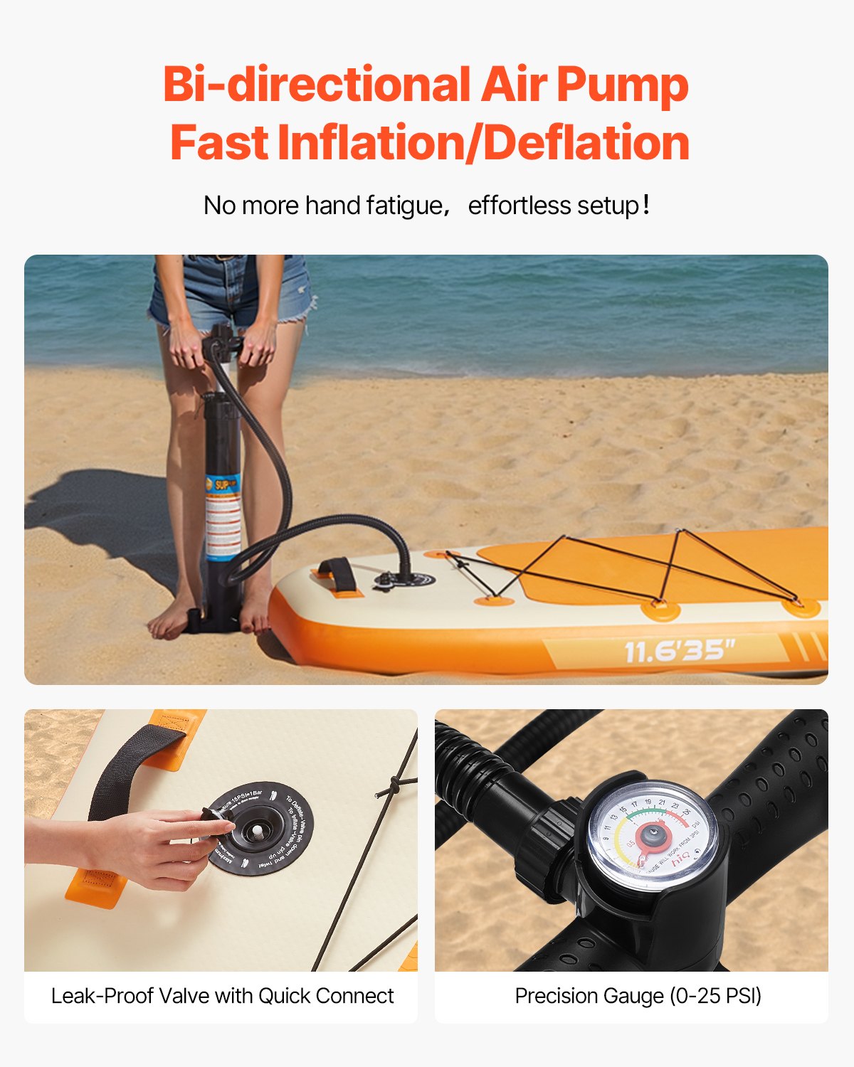 Inflatable Stand Up Paddle Board 3.53m x 89cm Ultra-Light SUP with Accessories