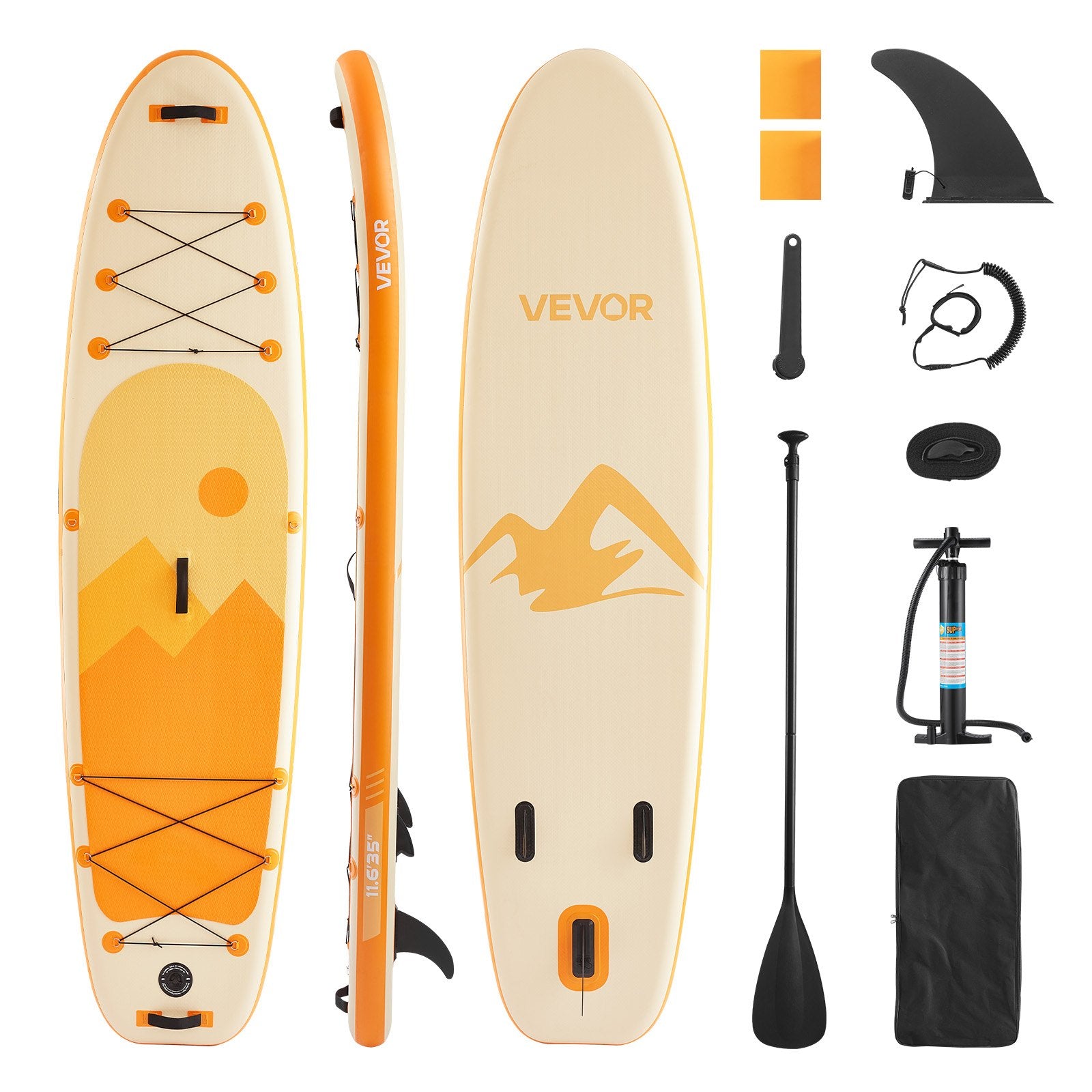Inflatable Stand Up Paddle Board 3.53m x 89cm Ultra-Light SUP with Accessories
