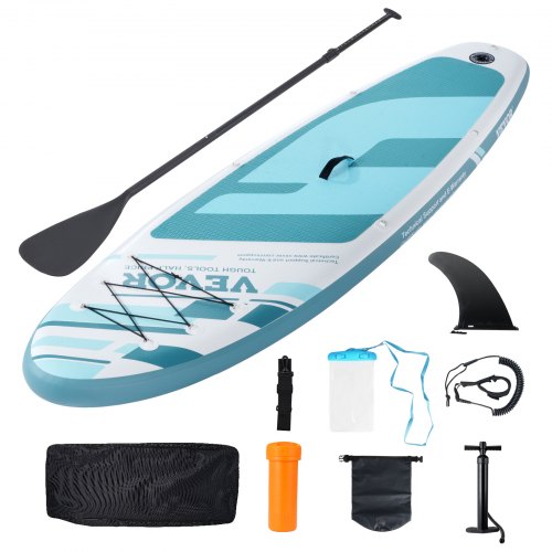 VEVOR Inflatable Stand Up Paddle Board 3352x838x152 mm Wide SUP with Accessories