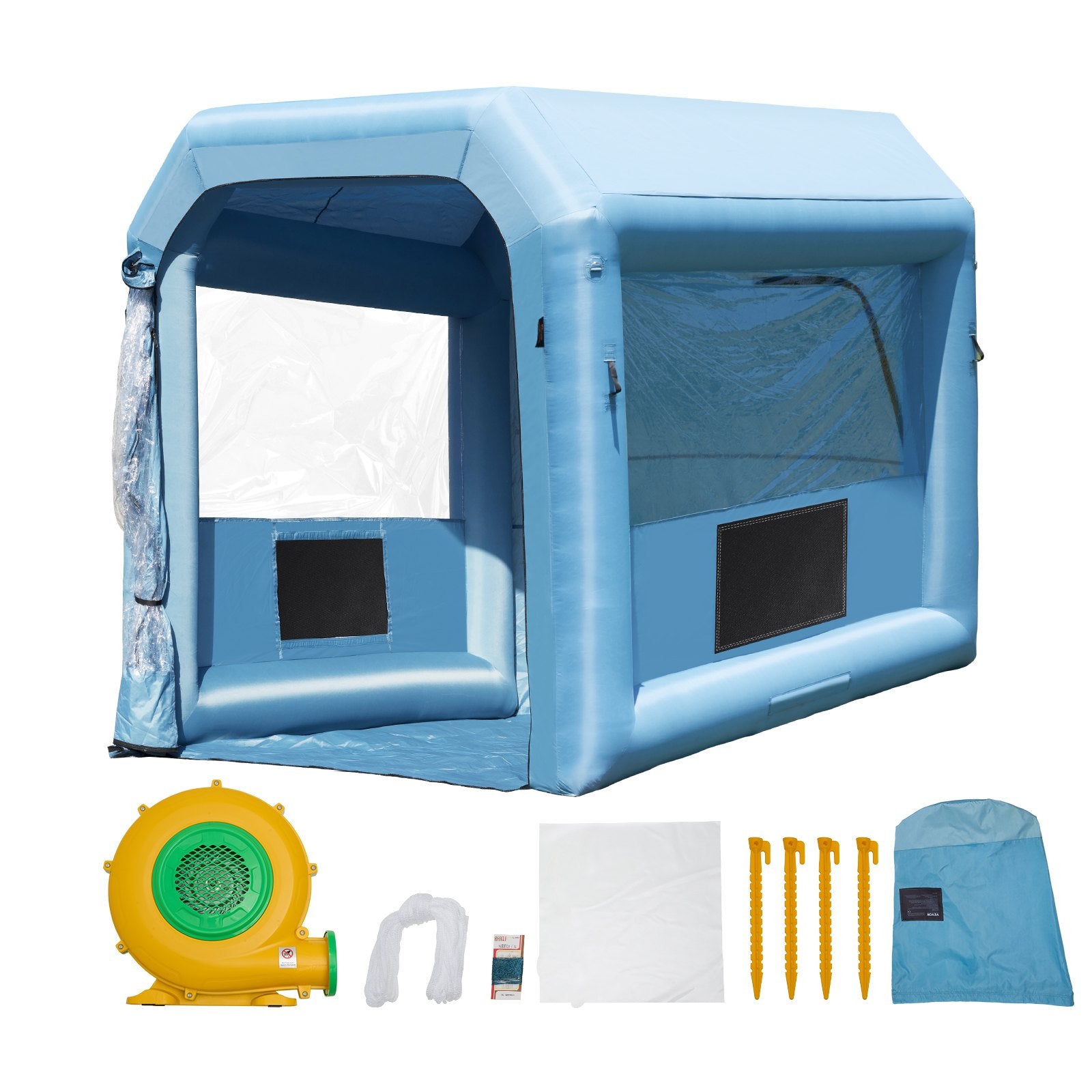 Inflatable Paint Booth 9.8x8.2x8.2ft Portable Spray Booth with Blower