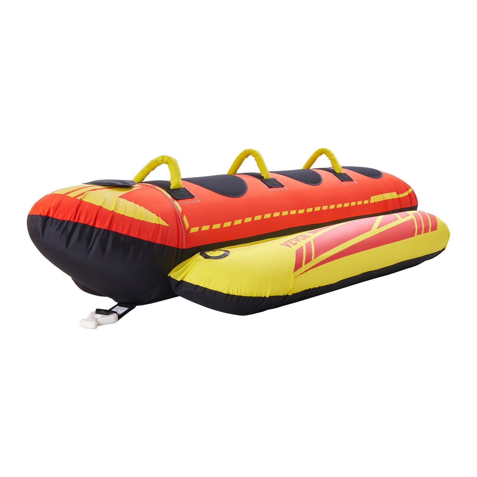 Towable Tubes for Boating 1-3 Riders 510lbs Inflatable Hot Dog Tube with Handles