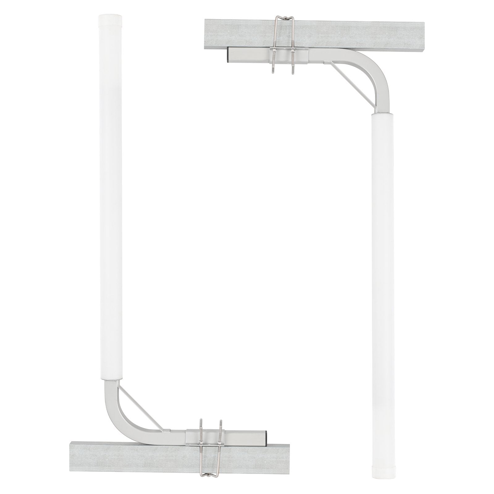 Boat Trailer Guide-Ons 1219.2mm Adjustable Steel Guide Poles with PVC Pipes