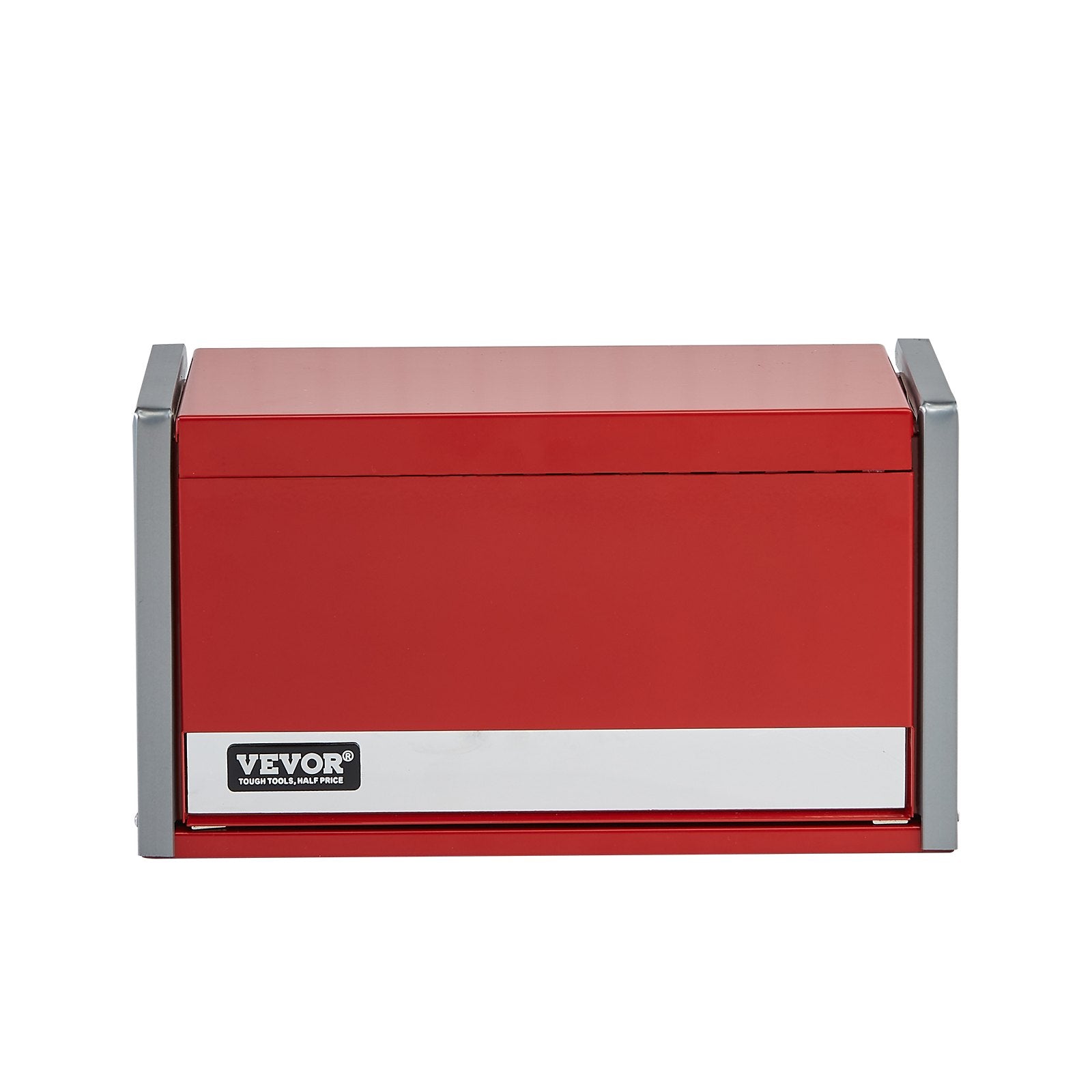Metal Tool Box 8.6" Portable 3-Drawer Steel Tool Chest with EVA Liners Red