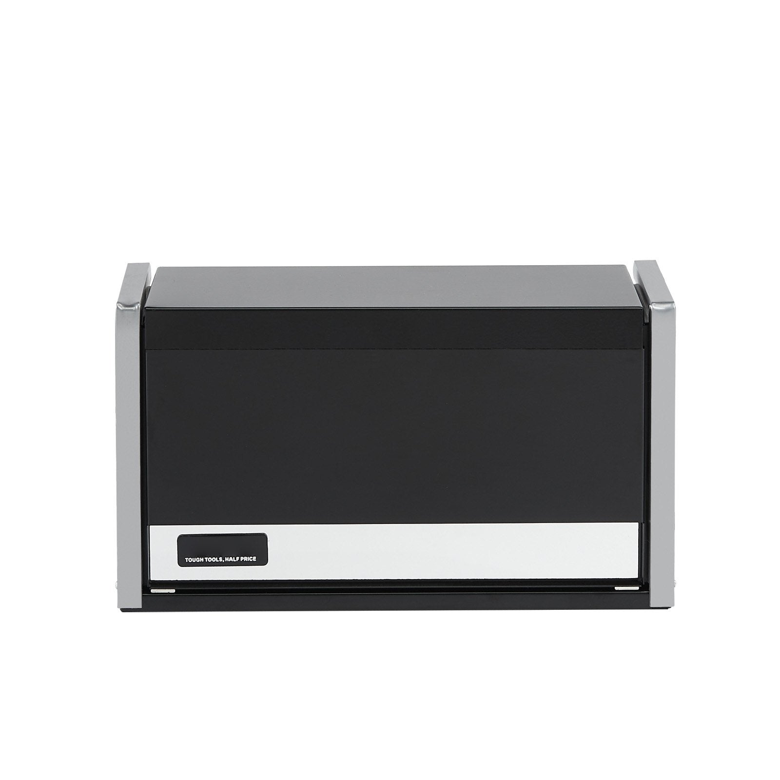 Metal Tool Box 8.6" Portable 3-Drawer Steel Tool Chest with EVA Liners Black