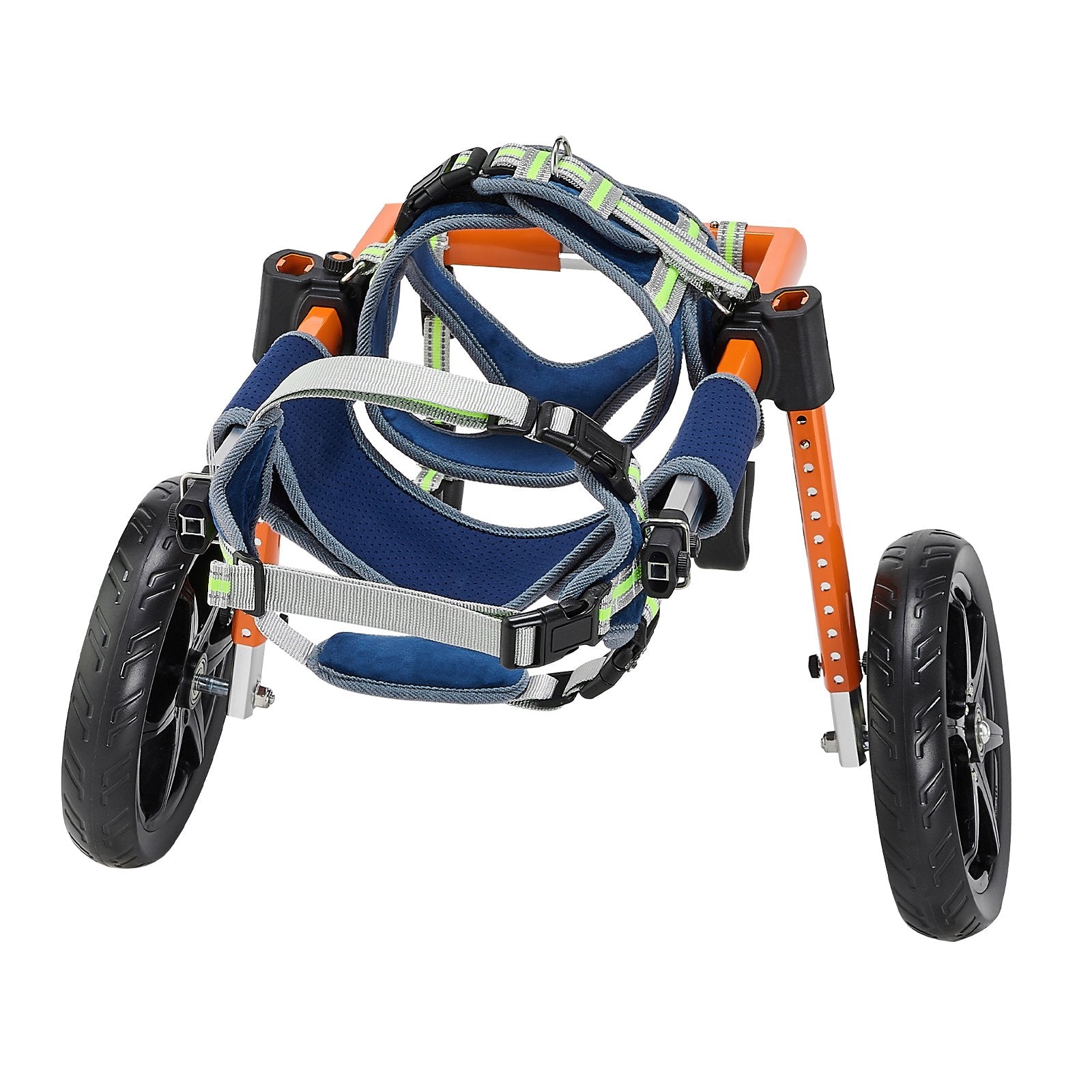 Dog Wheelchair Back Legs 2 Wheels Adjustable Cart Shock-Absorbing Wheels Medium