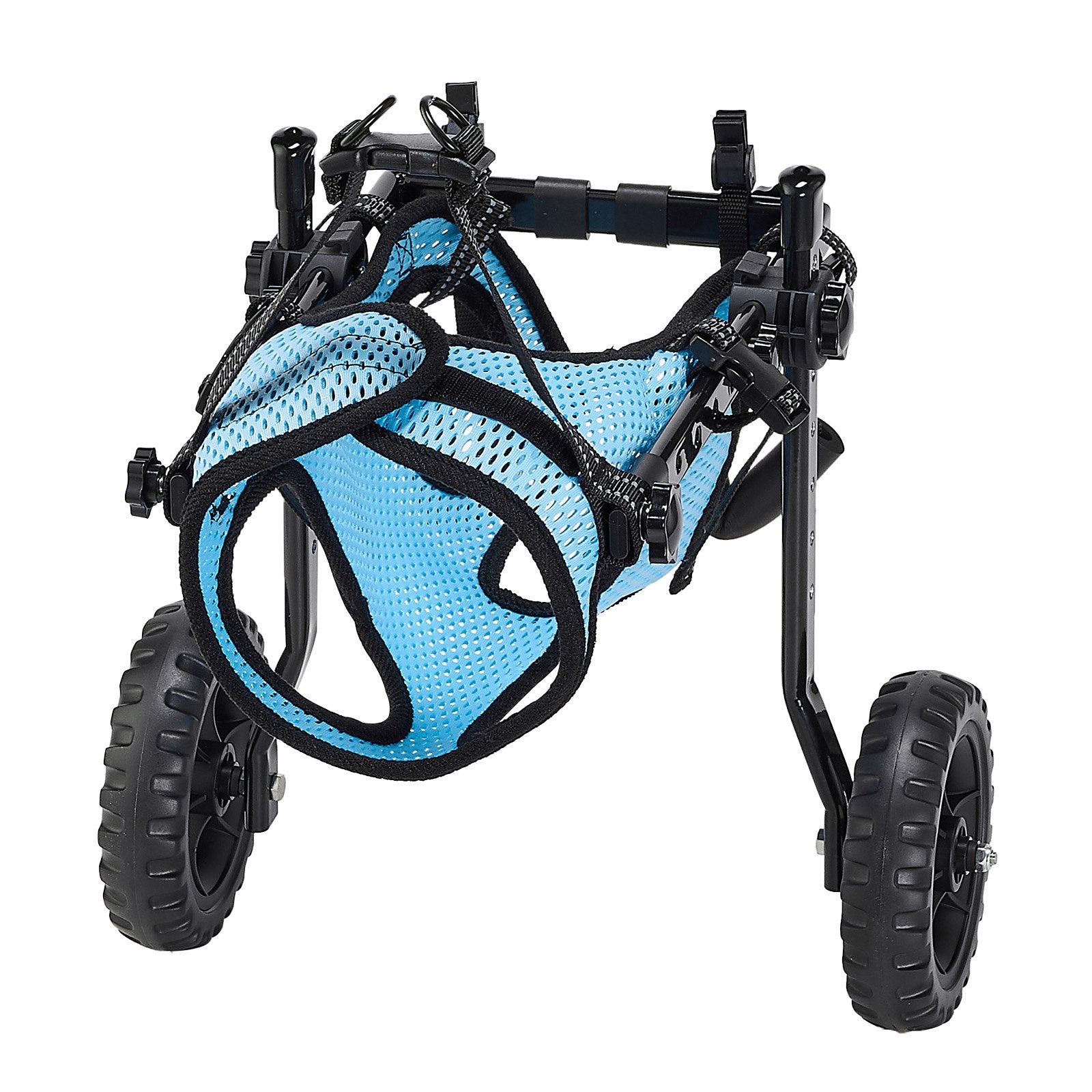 Dog Wheelchair Back Legs Adjustable 2-Wheel Pet Cart Shock-Absorbing Small