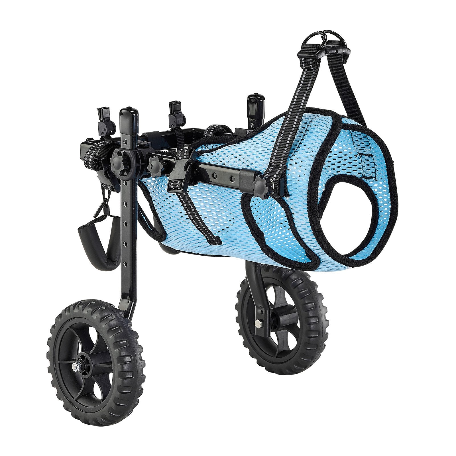 Dog Wheelchair Back Legs Adjustable 2-Wheel Pet Cart Shock-Absorbing Small