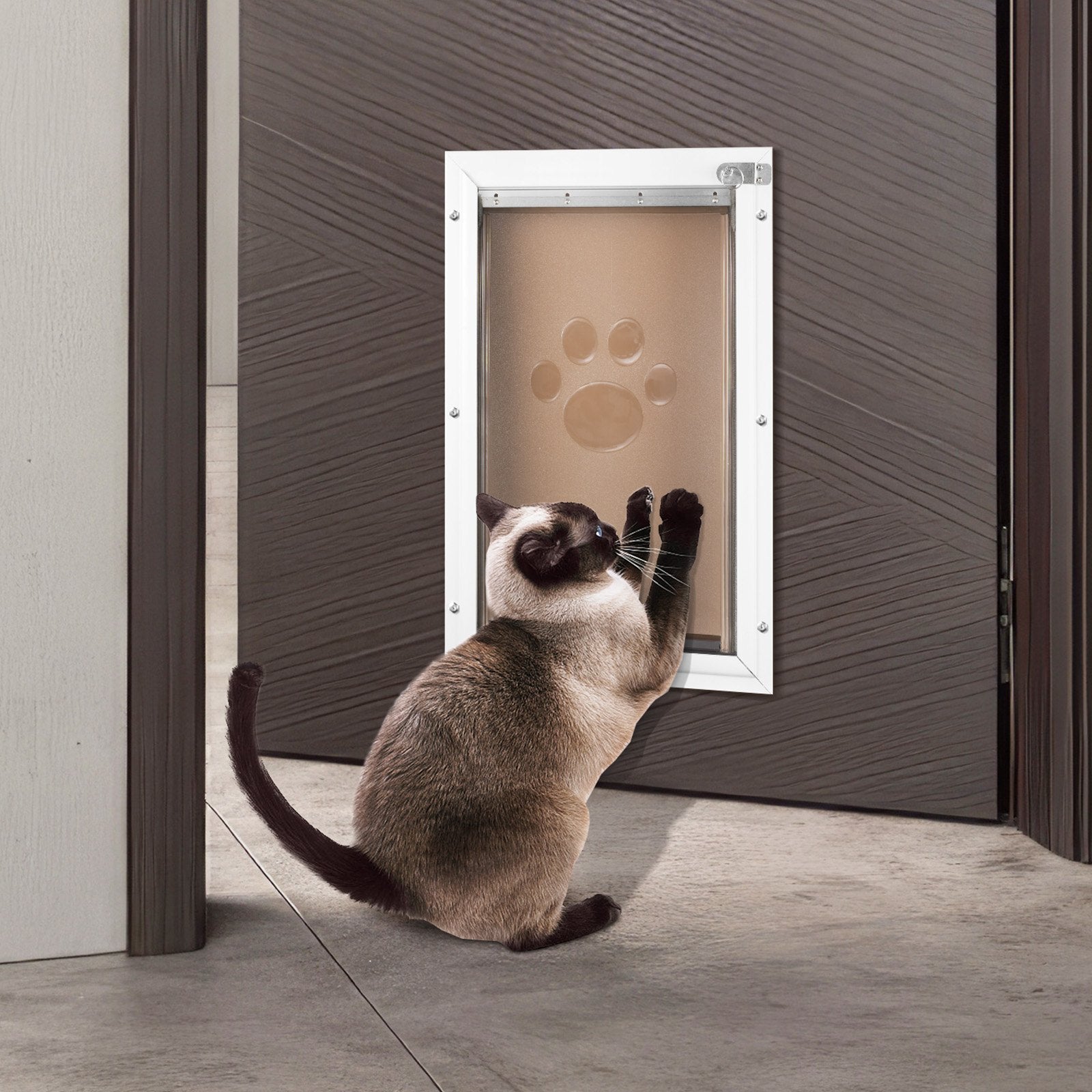 Pet Door Replacement Flap 20.96x31.12cm Weatherproof PVC Thick Magnetic M Strips