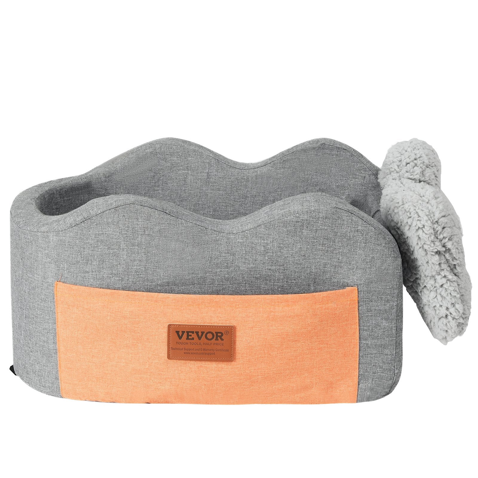 Dog Car Seat Console Center Booster Small Dog Clip-On Leash Adjustable Straps