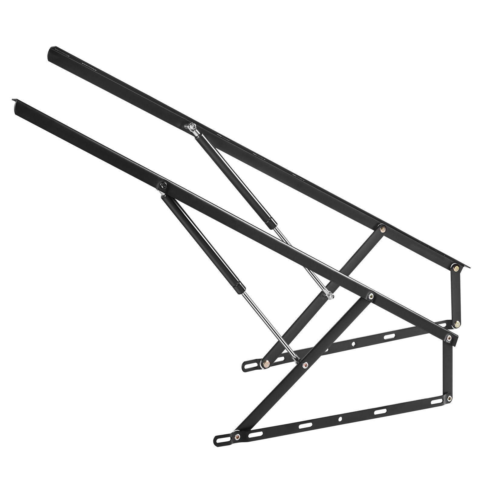 Bed Lift 59x71in DIY Wall Bed Hardware Kit 154lbs Load Pneumatic Support