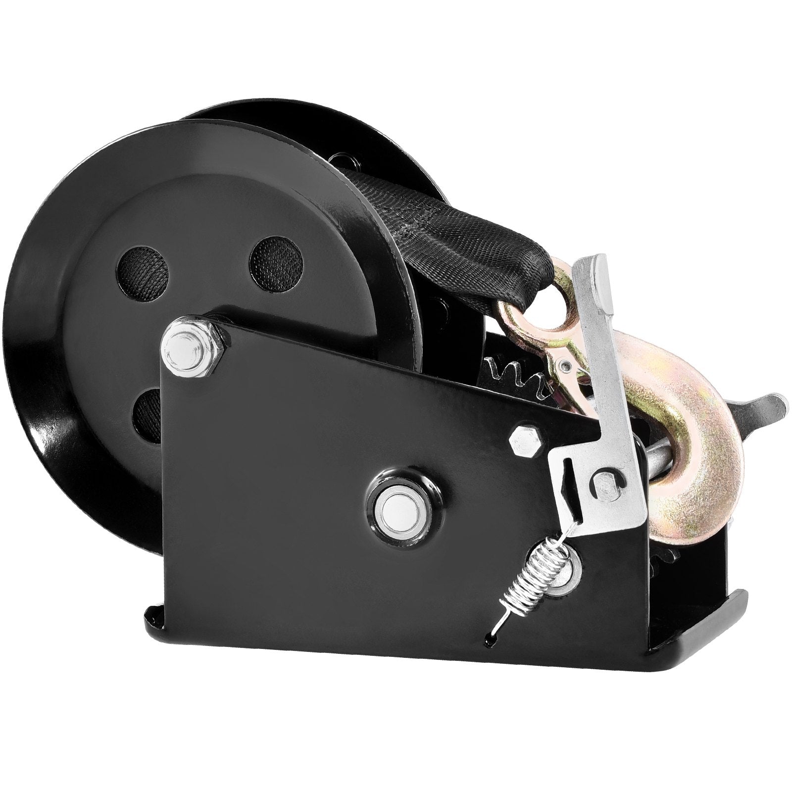 Hand Winch 1587.5kg Boat Trailer Heavy Duty Rope Crank with 10m Strap