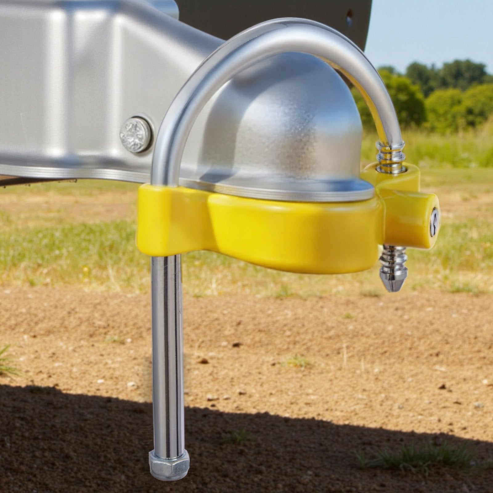 Trailer Hitch Lock Kit for 46-58.7mm Couplers, Heavy-Duty Anti-Theft with Keys