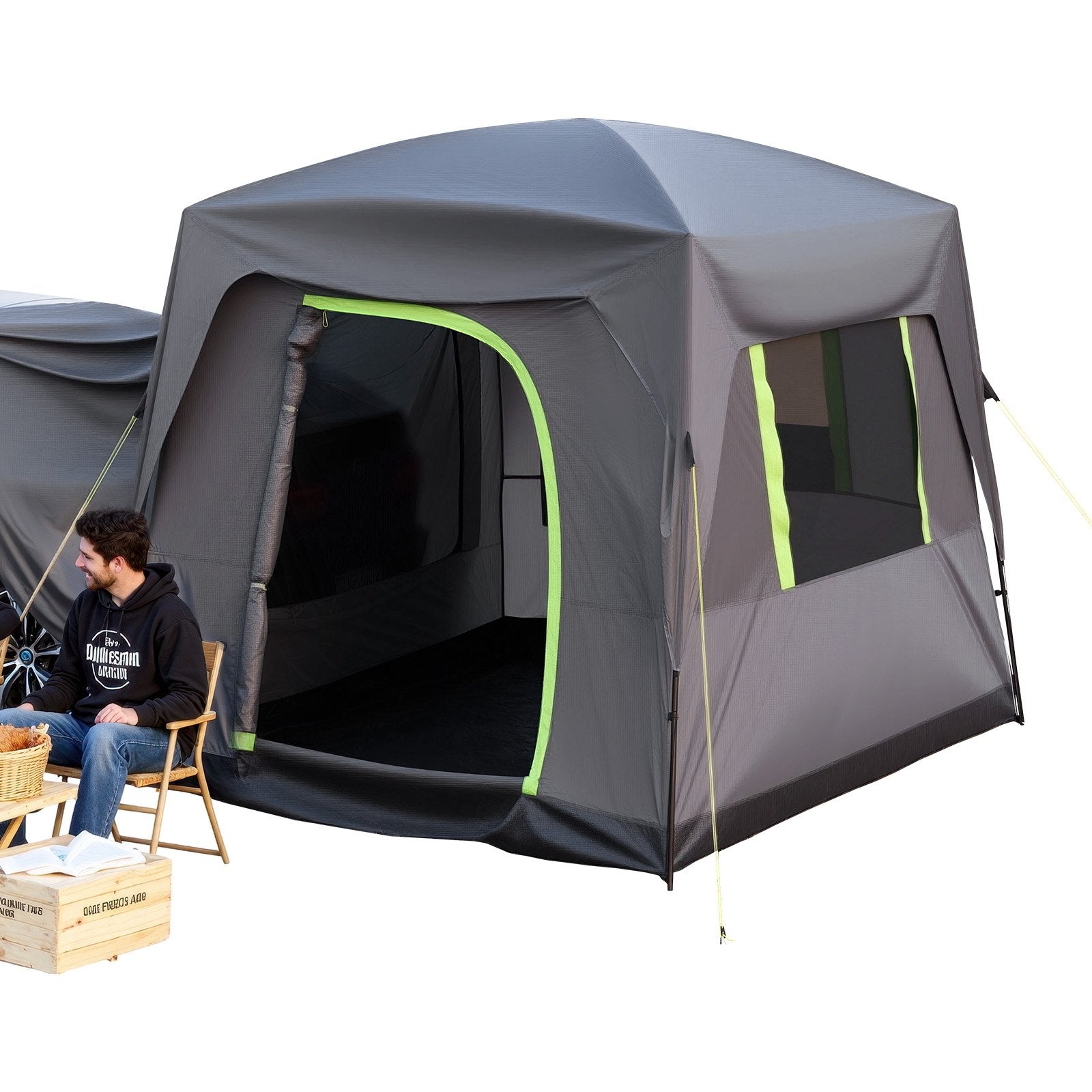 SUV Camping Tent 308 x 248 cm Waterproof 5-8 Person Double Layer