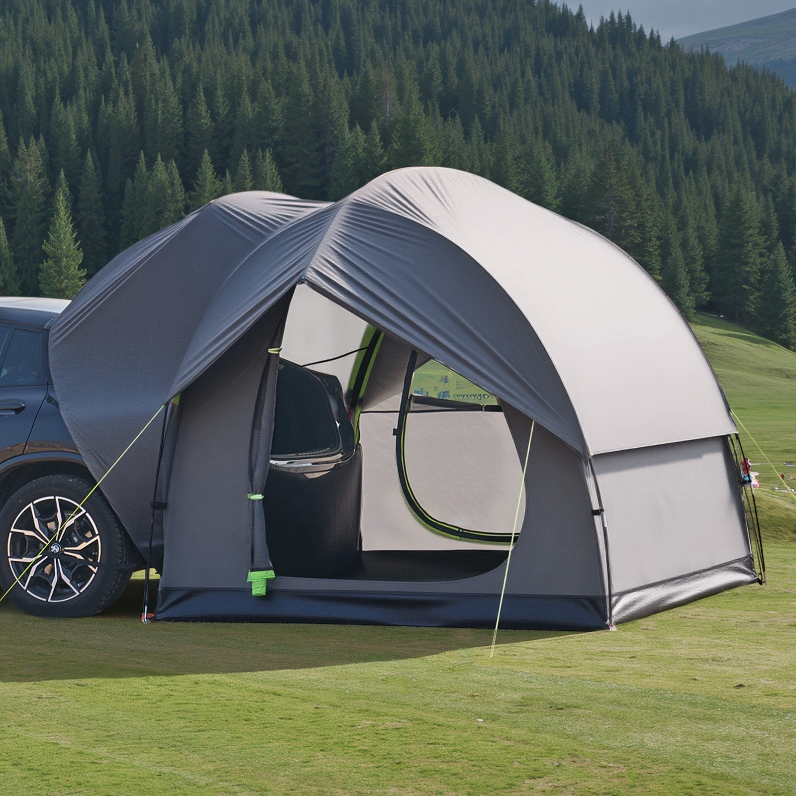 SUV Camping Tent 8FT x 8FT Waterproof PU2000mm Double Layer for 5-8 Person