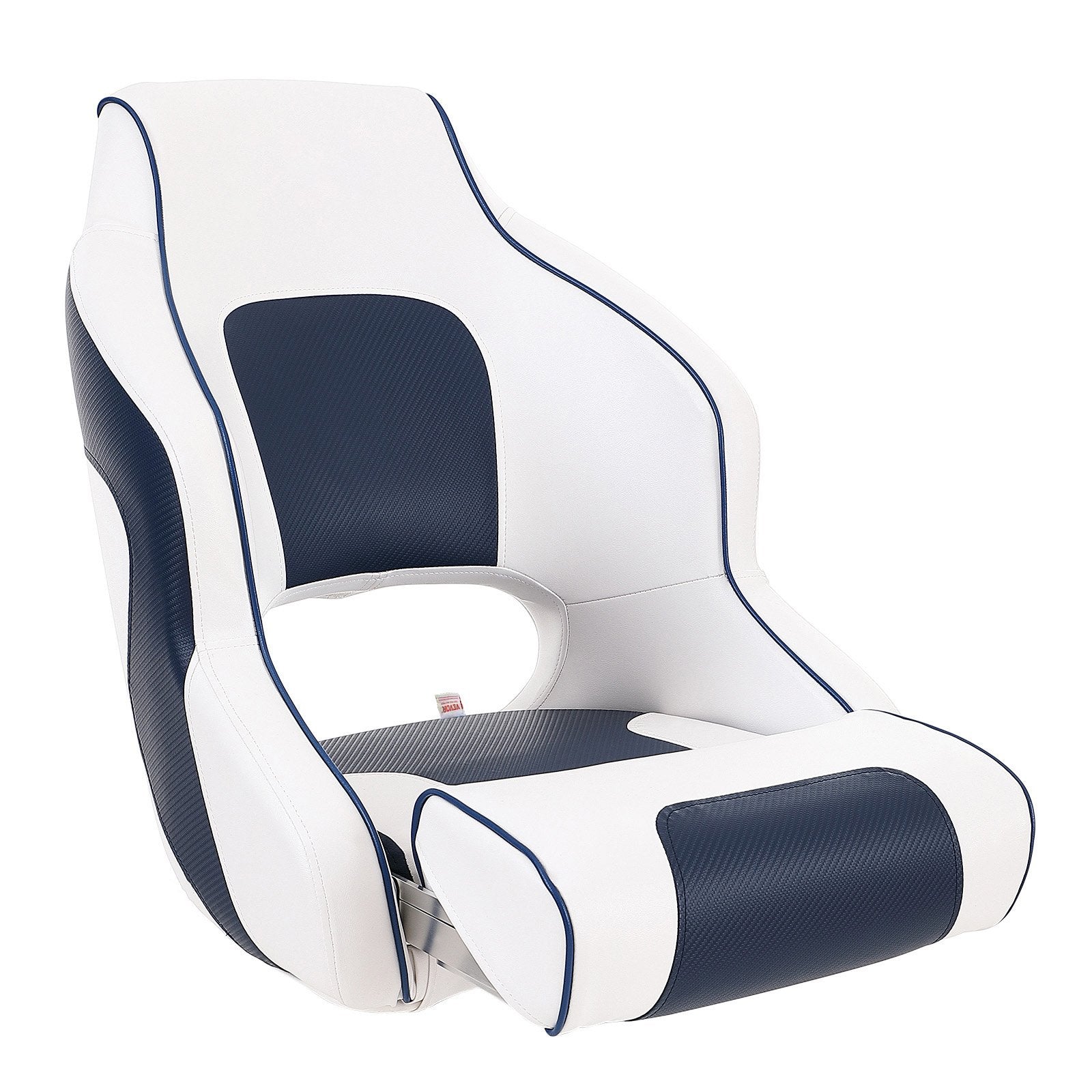 Captain Bucket Boat Seat Flip-Up Bolster with Thickened Sponge Padding