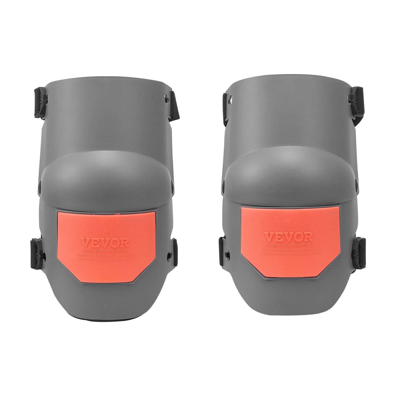 Knee Pas for Work Extra Thick Foam Cushion Construction Protection Gray & Orange
