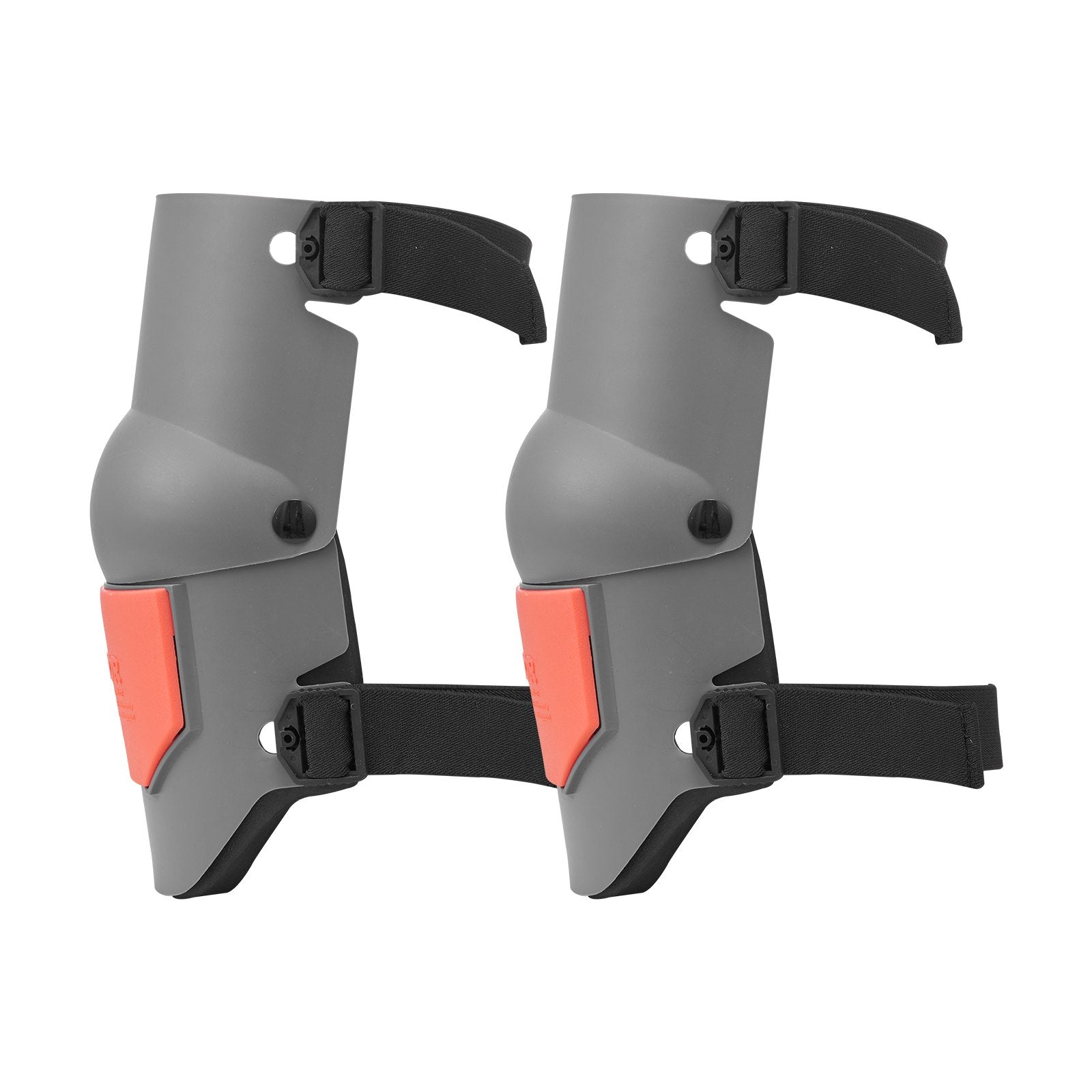 Knee Pas for Work Extra Thick Foam Cushion Construction Protection Gray & Orange