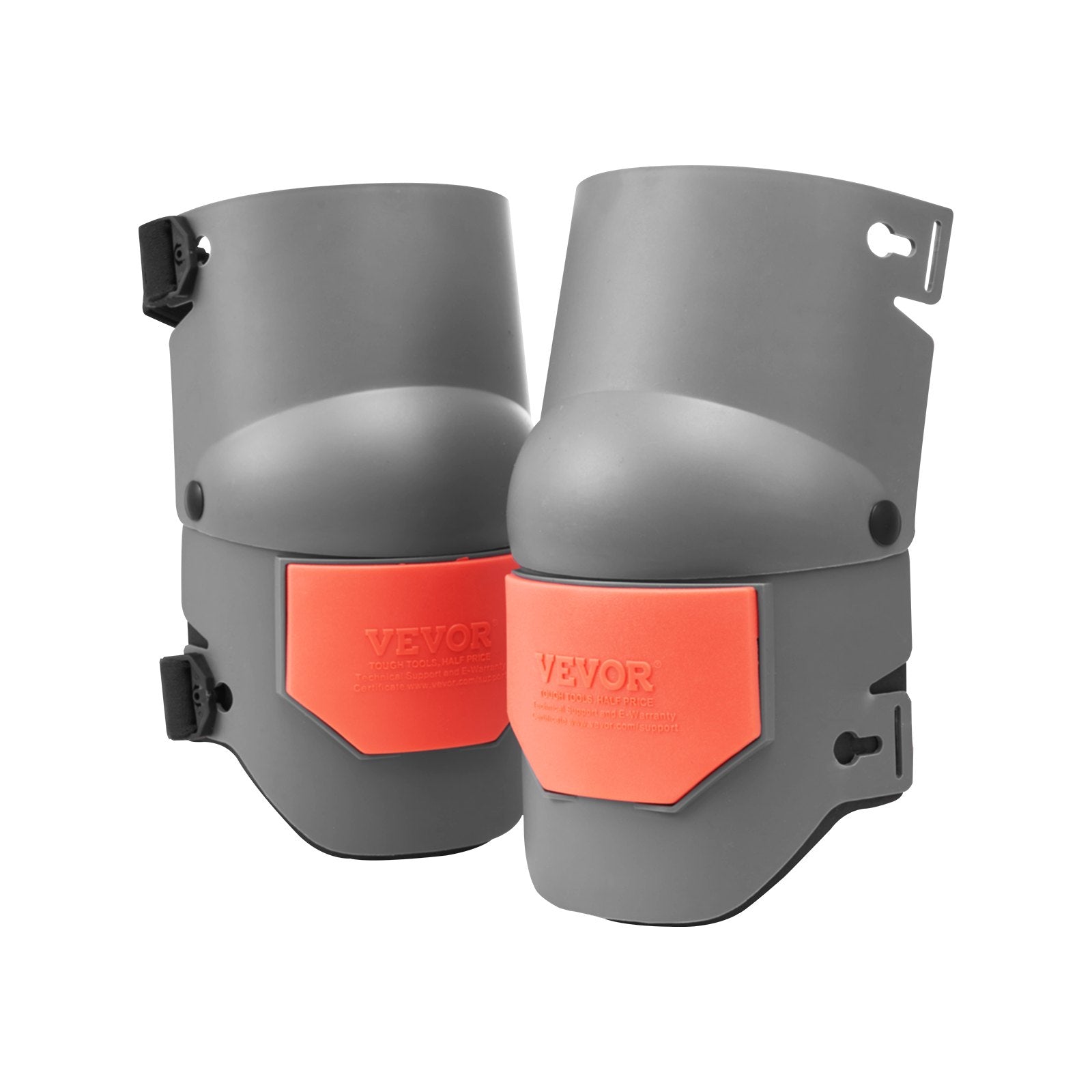 Knee Pas for Work Extra Thick Foam Cushion Construction Protection Gray & Orange